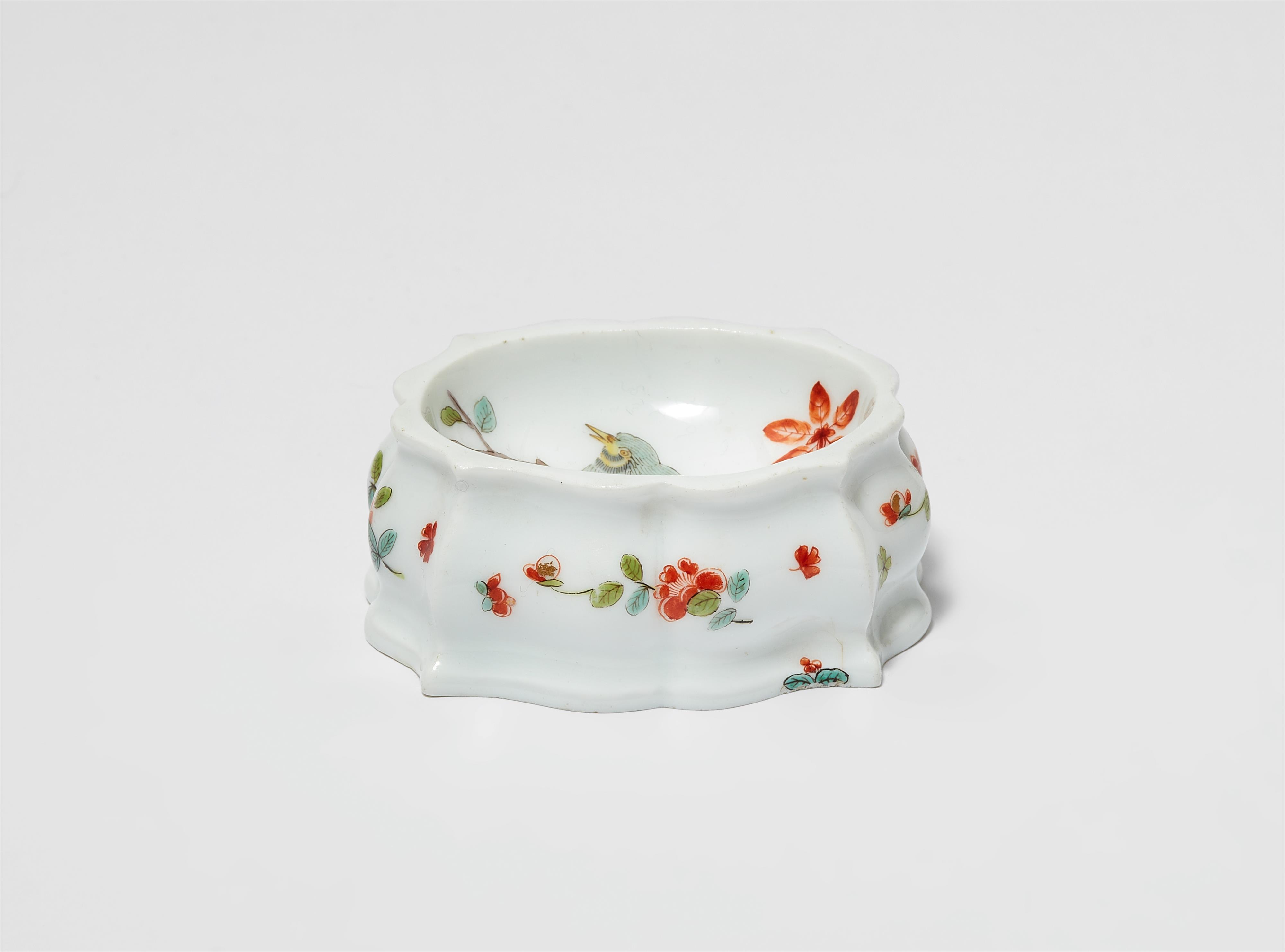 A Meissen porcelain salt with a tree of birds motif - image-2