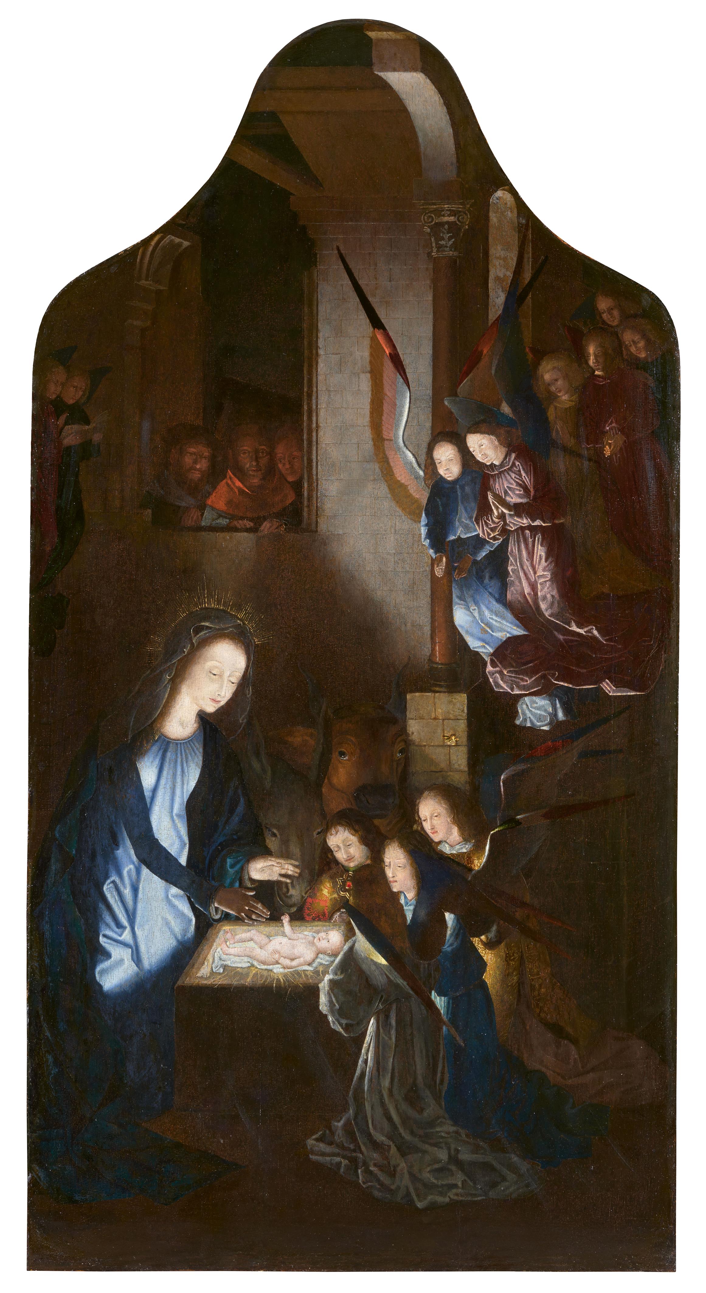 Gerard David, Nachfolge
Wohl Michel Sittow - Die Geburt Christi. Mitteltafel eines Triptychons - image-1