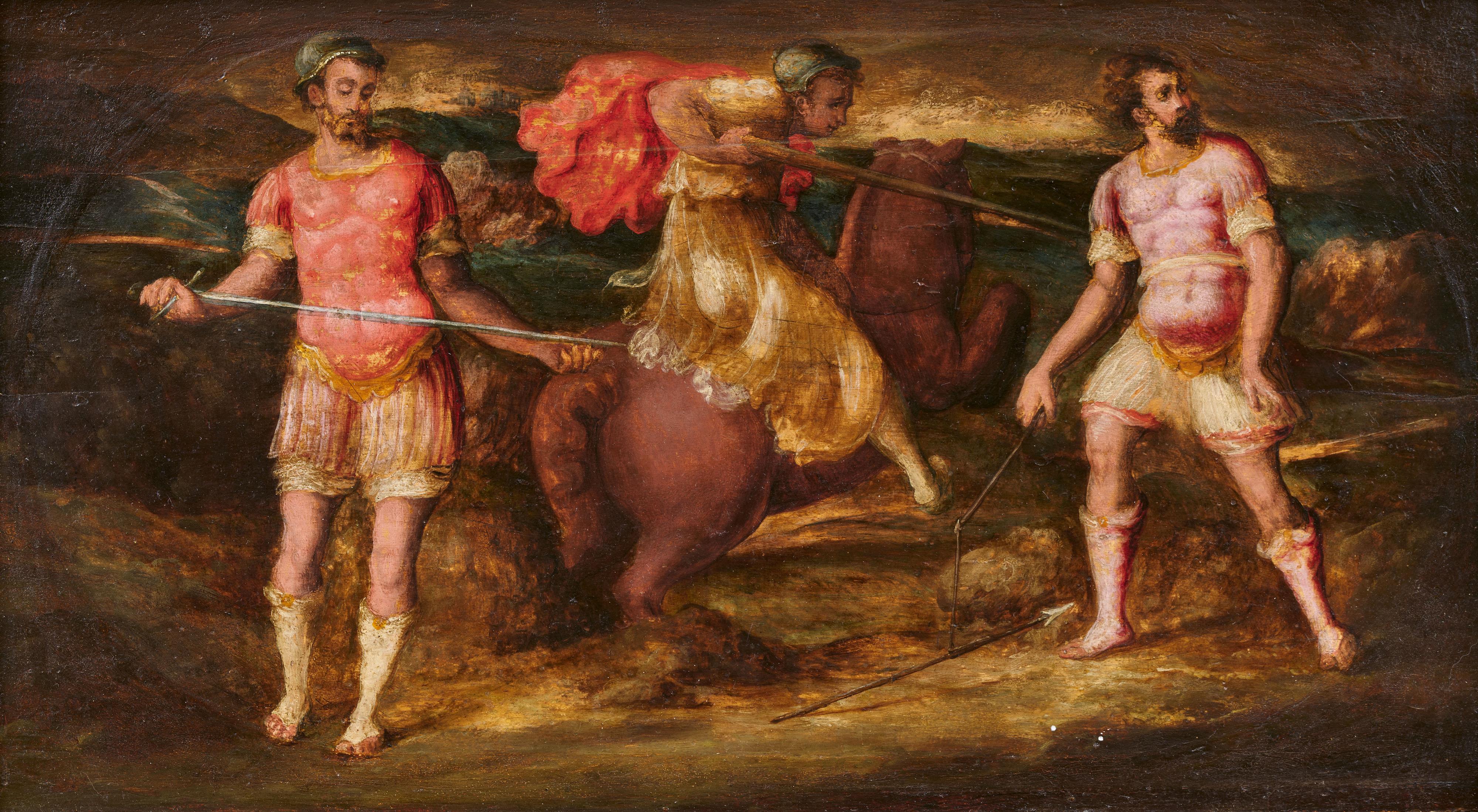 Netherlandish School, 16th century, active in Venice - Three Soldiers - image-1