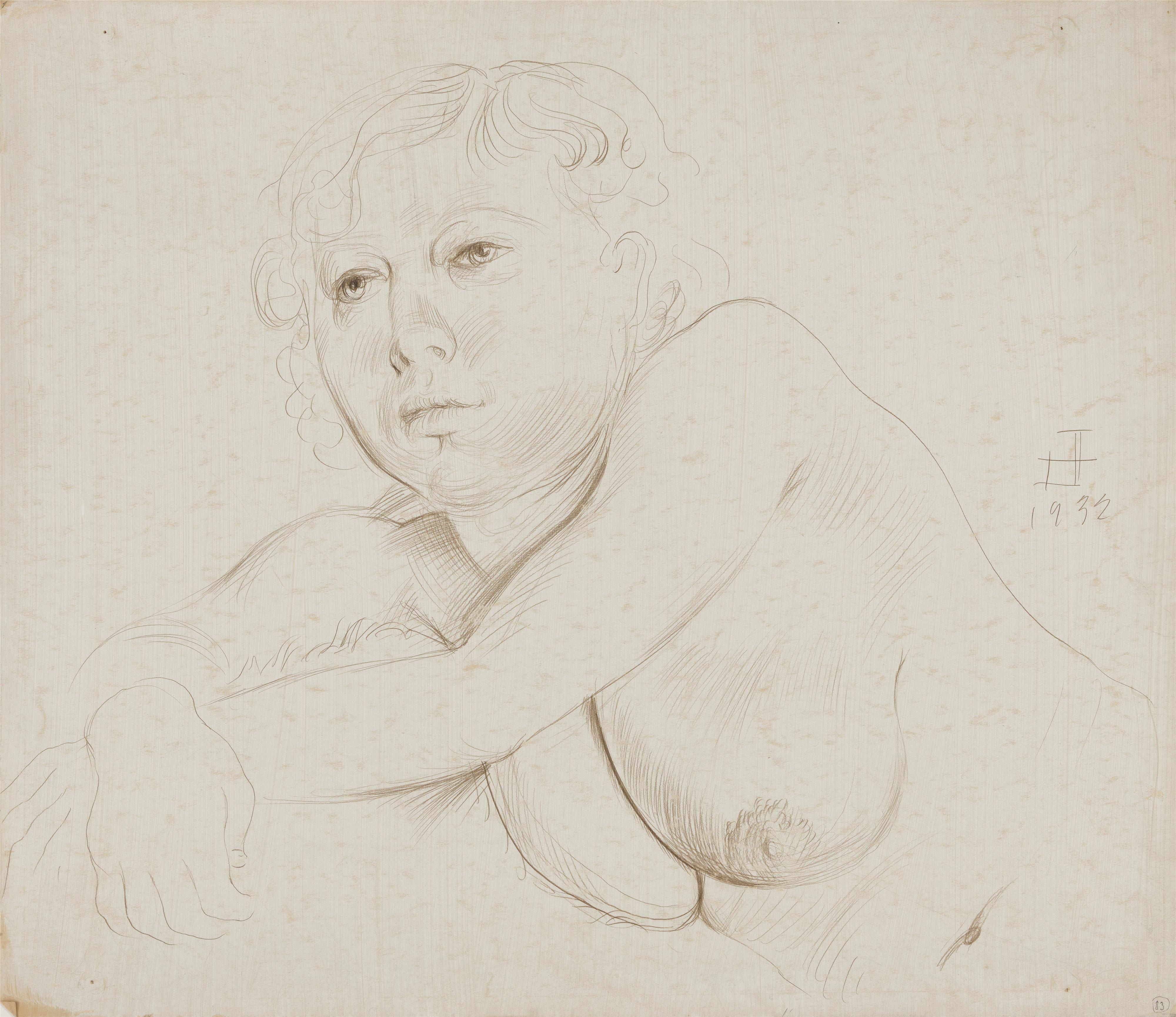 Otto Dix - Liegender Halbakt - image-1