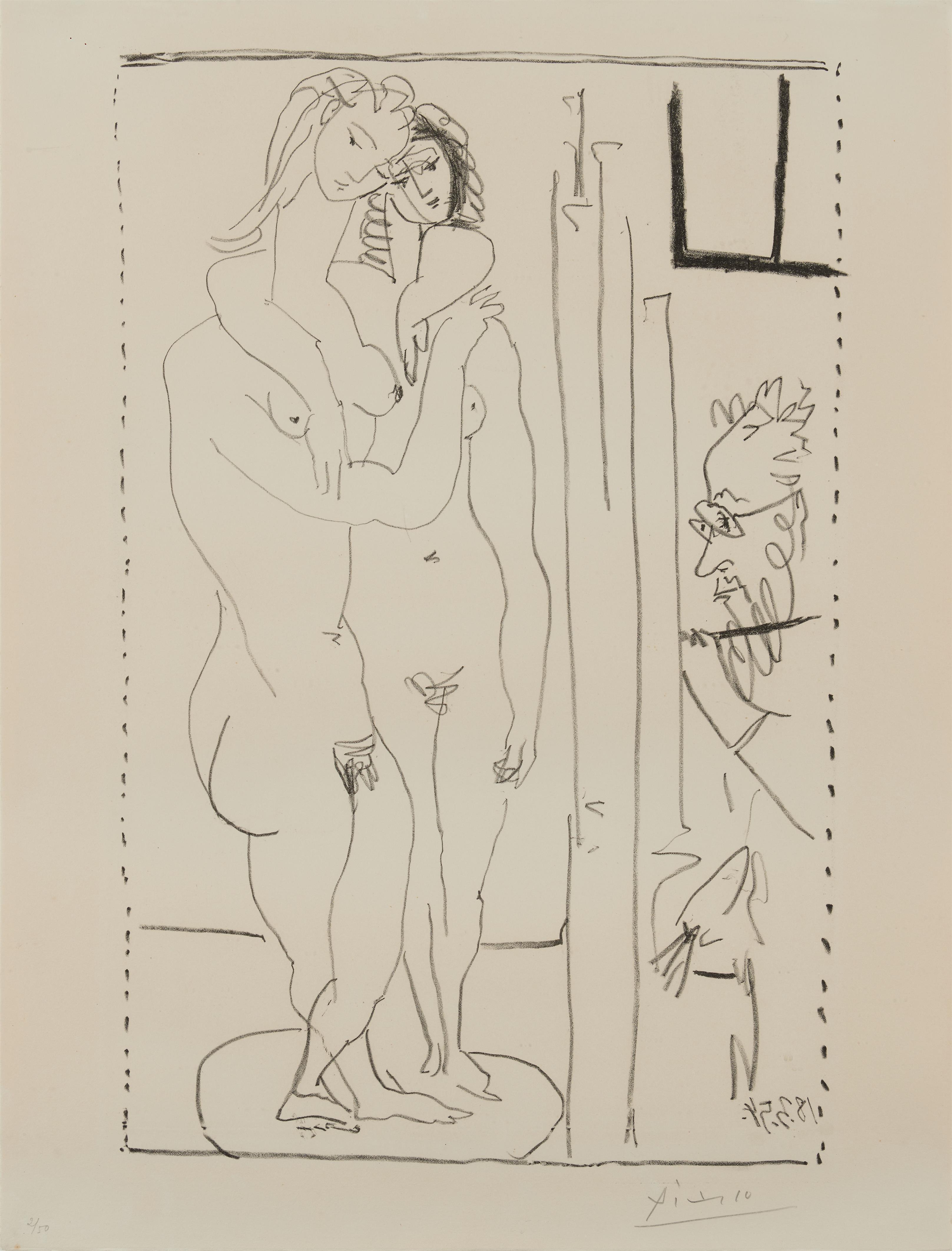 Pablo Picasso - Les deux modèles nus - image-1