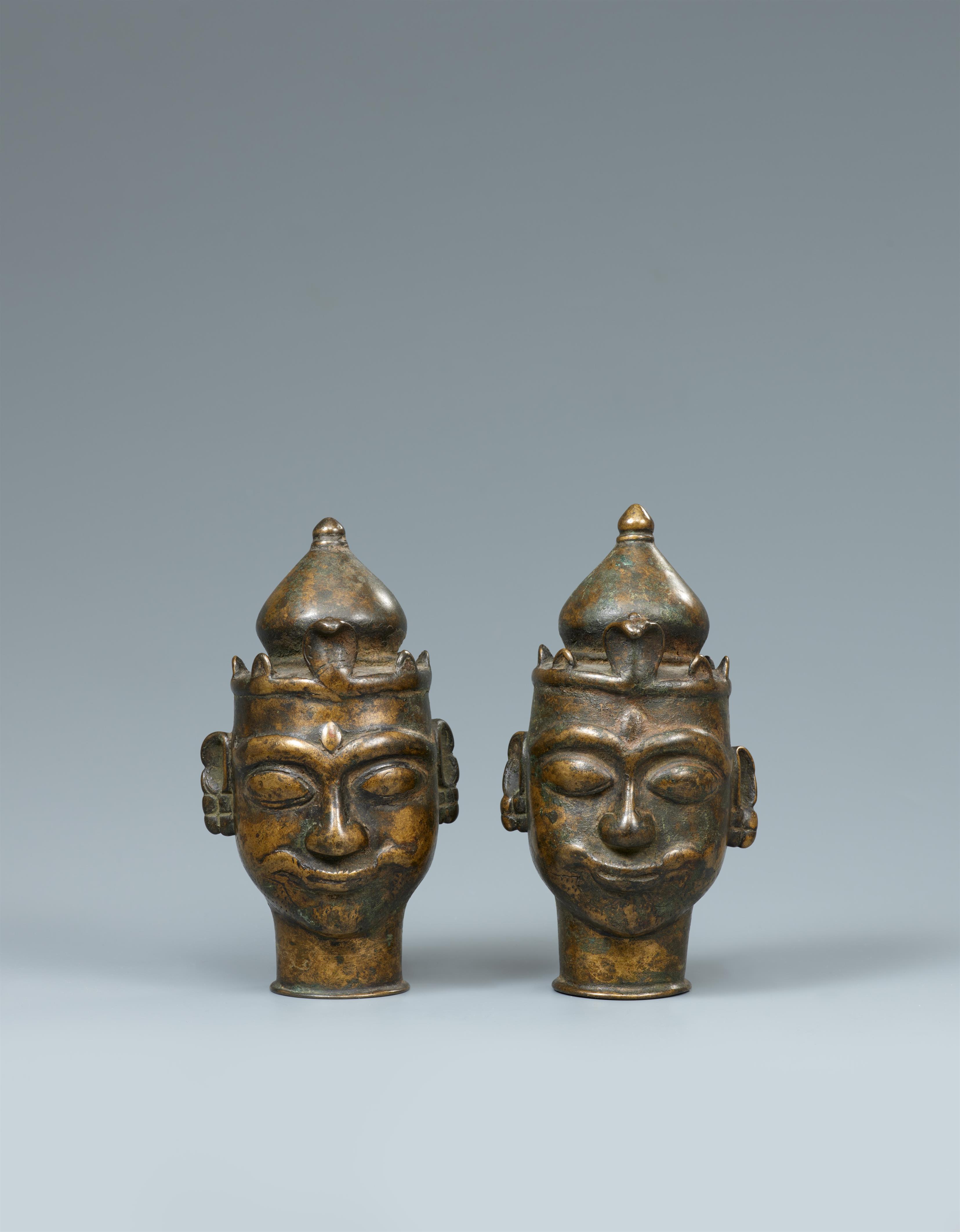 A jangam set of five bangles and three masks. India, Maharashtra. 18th/19th century - image-5