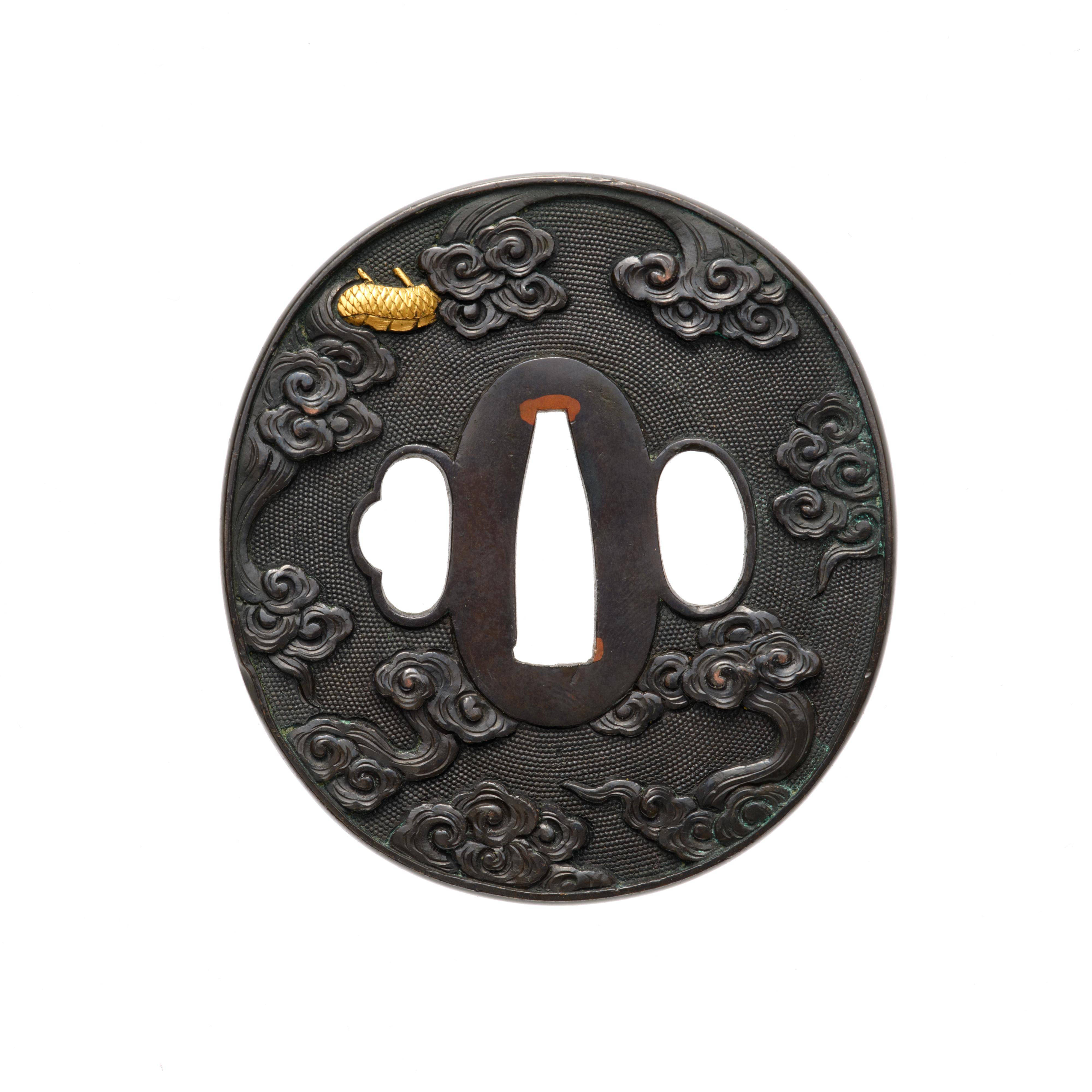 Tsuba. Shibuichi. Spätes 18./frühes 19. Jh. - image-2