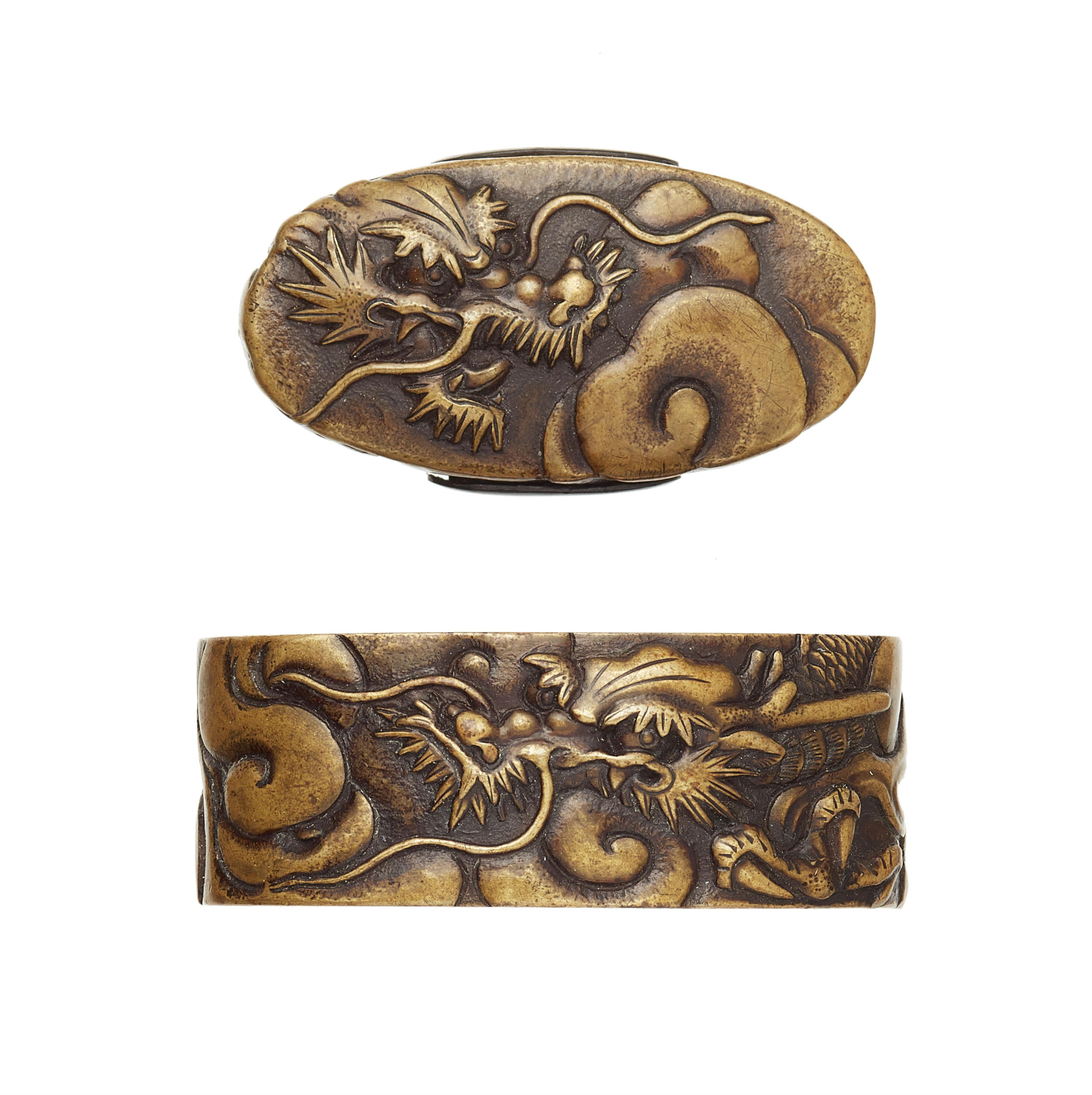 A sentoku fuchi-kashira. 19th century - image-1