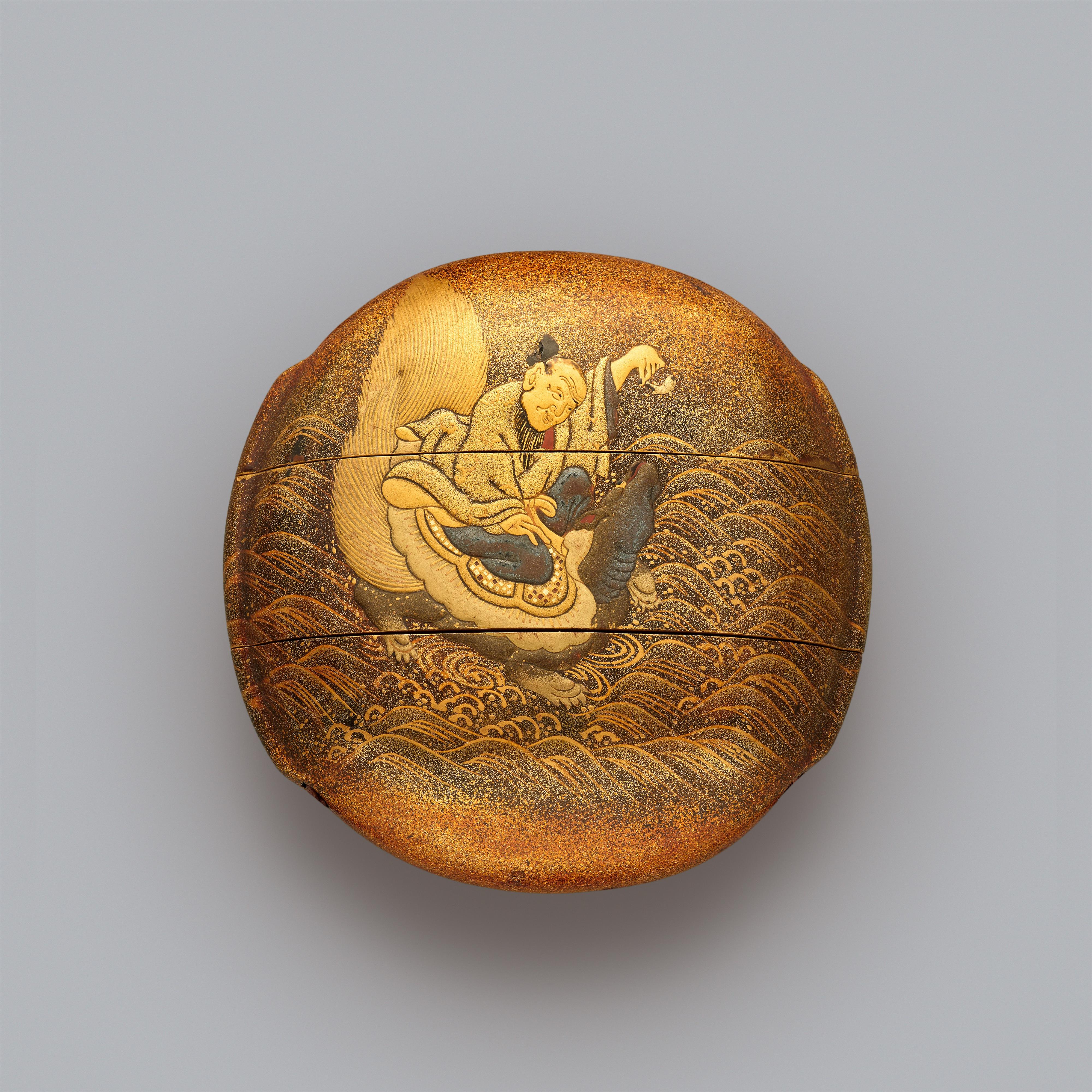 A round two-case inrô. 18th century - image-1