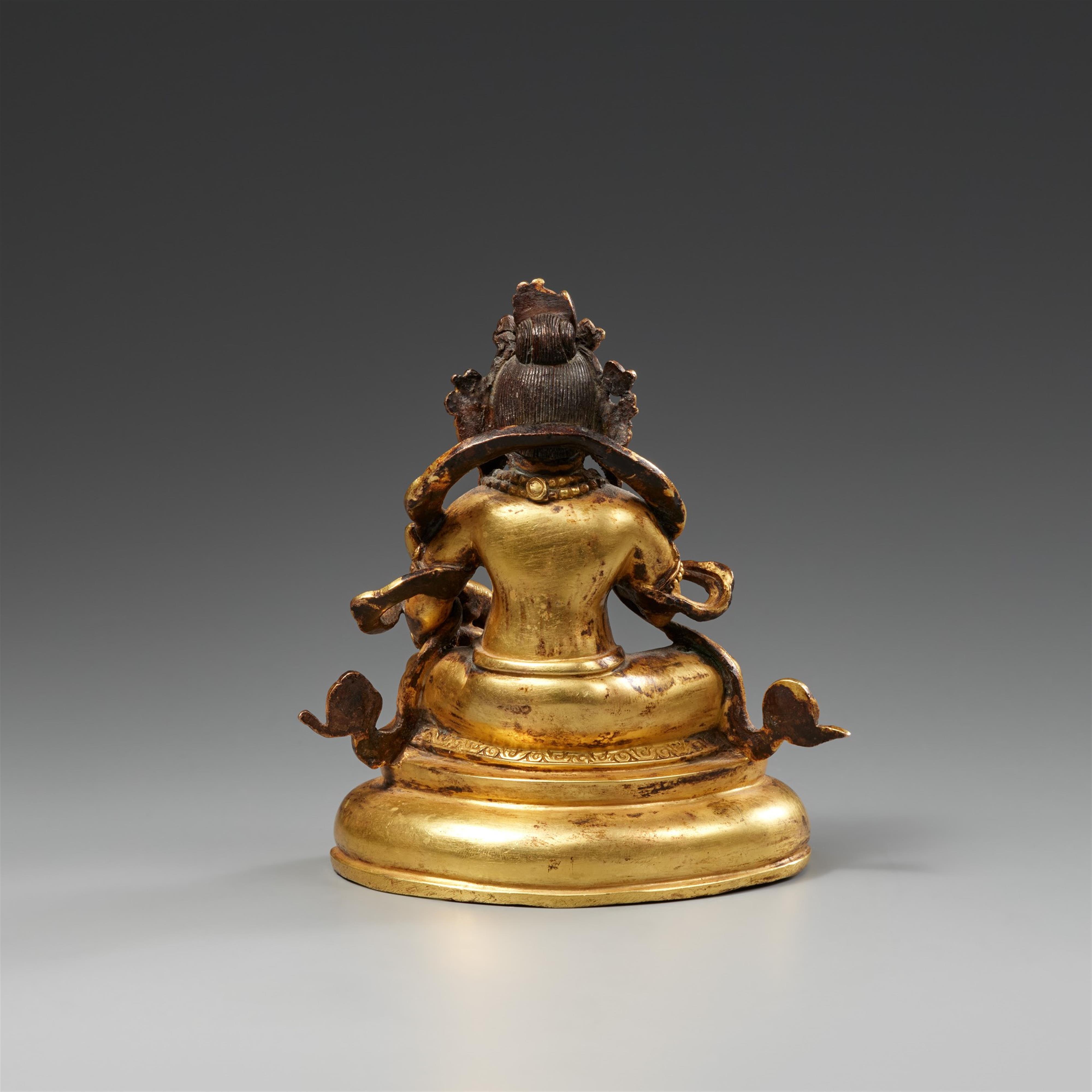 Jambhala. Bronze, feuervergoldet. 19./20. Jh. - image-2
