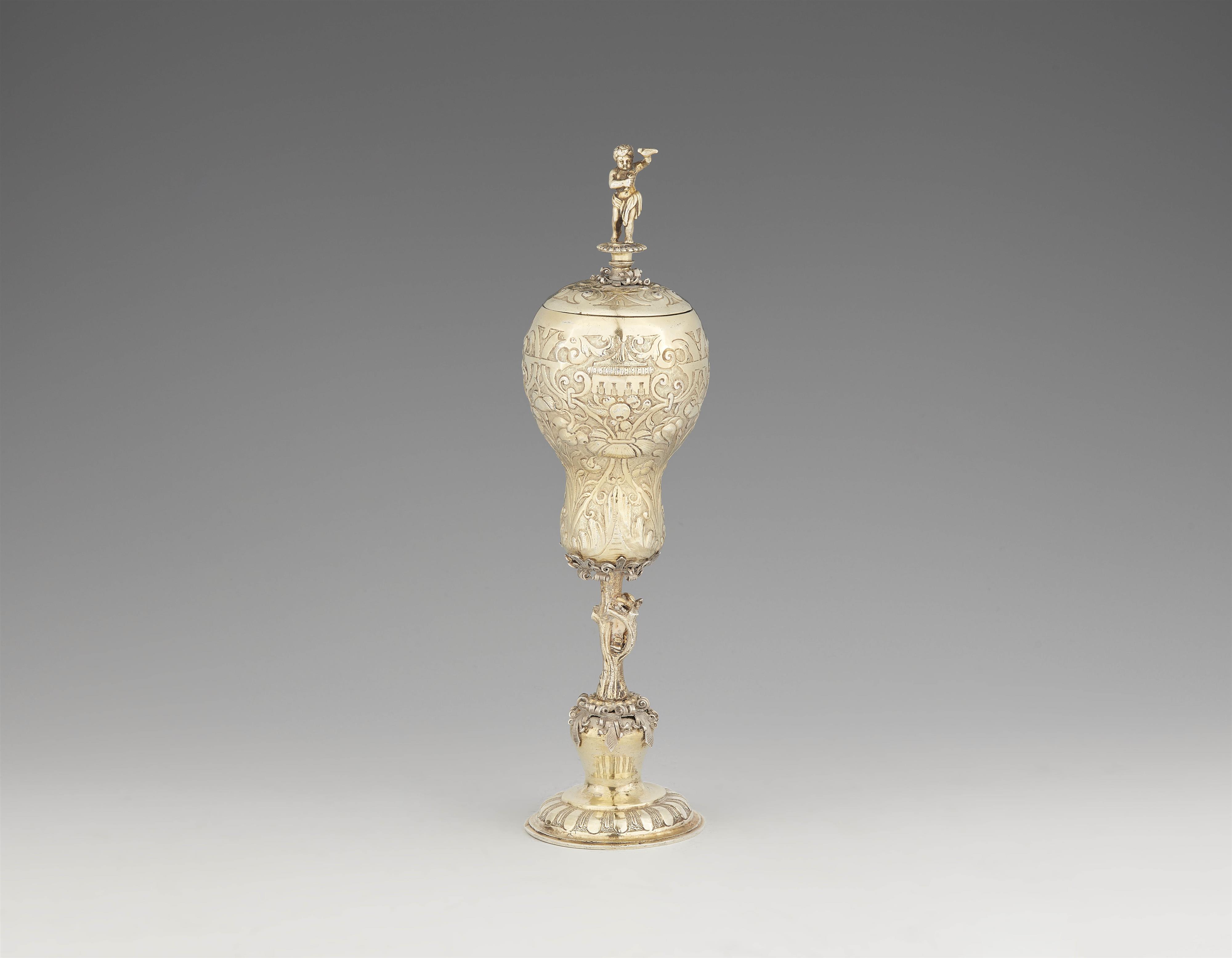 A Nuremberg silver gilt goblet - image-2