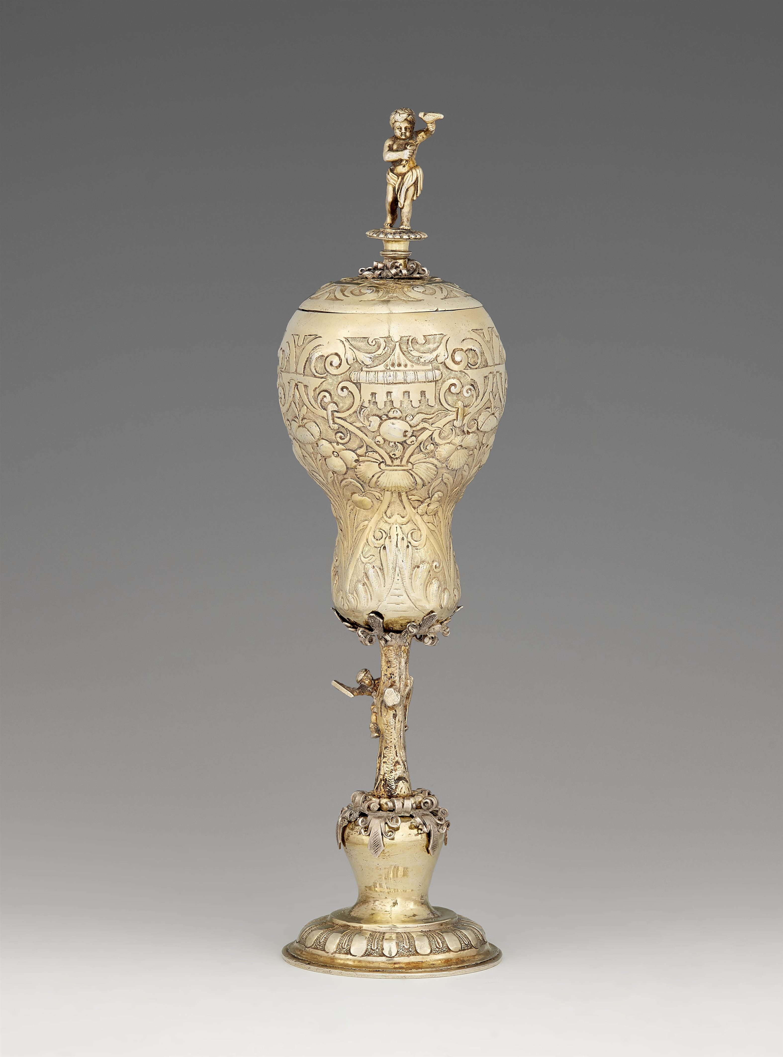 A Nuremberg silver gilt goblet - image-1