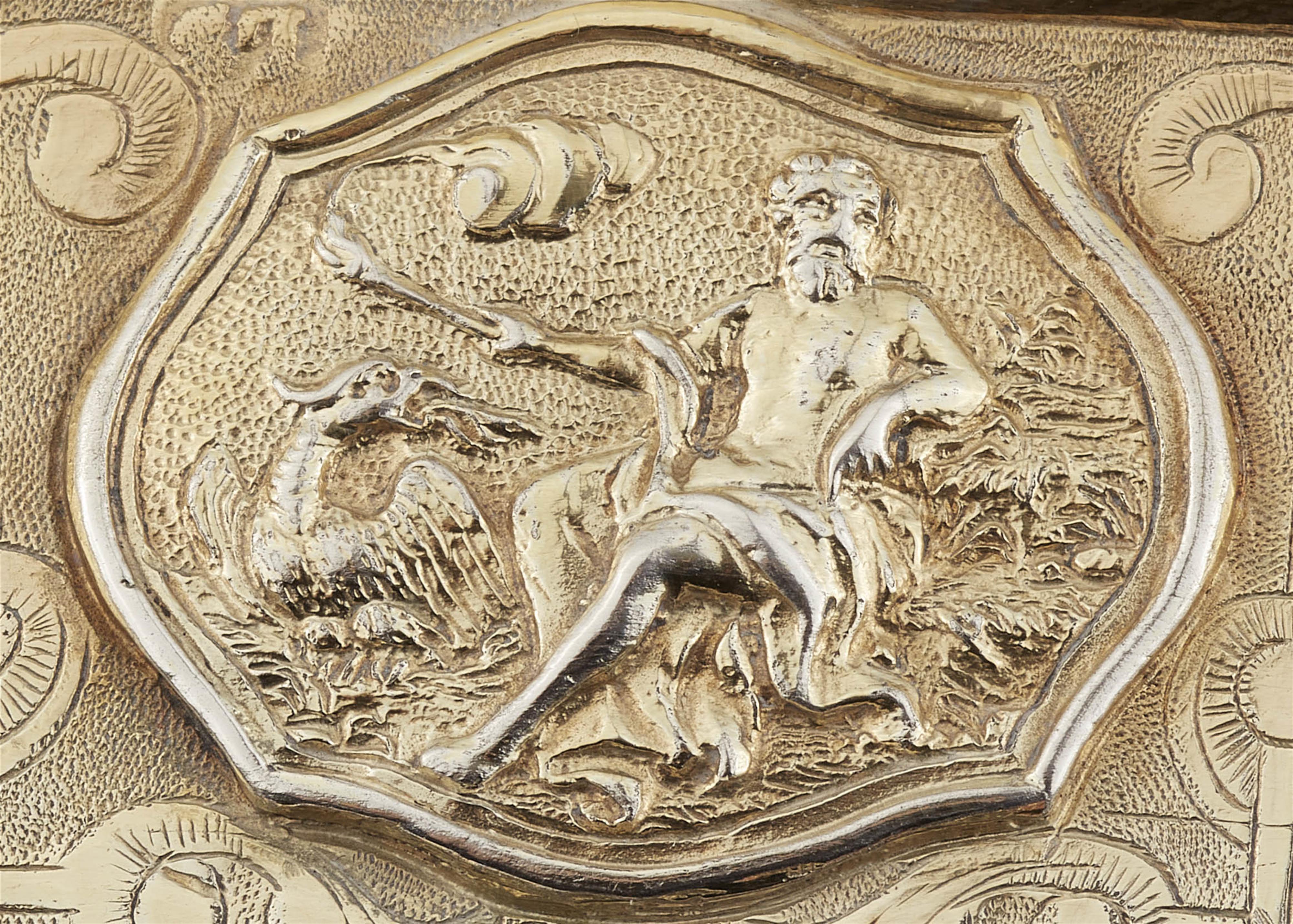 An Augsburg silver gilt Régence basin and ewer - image-3