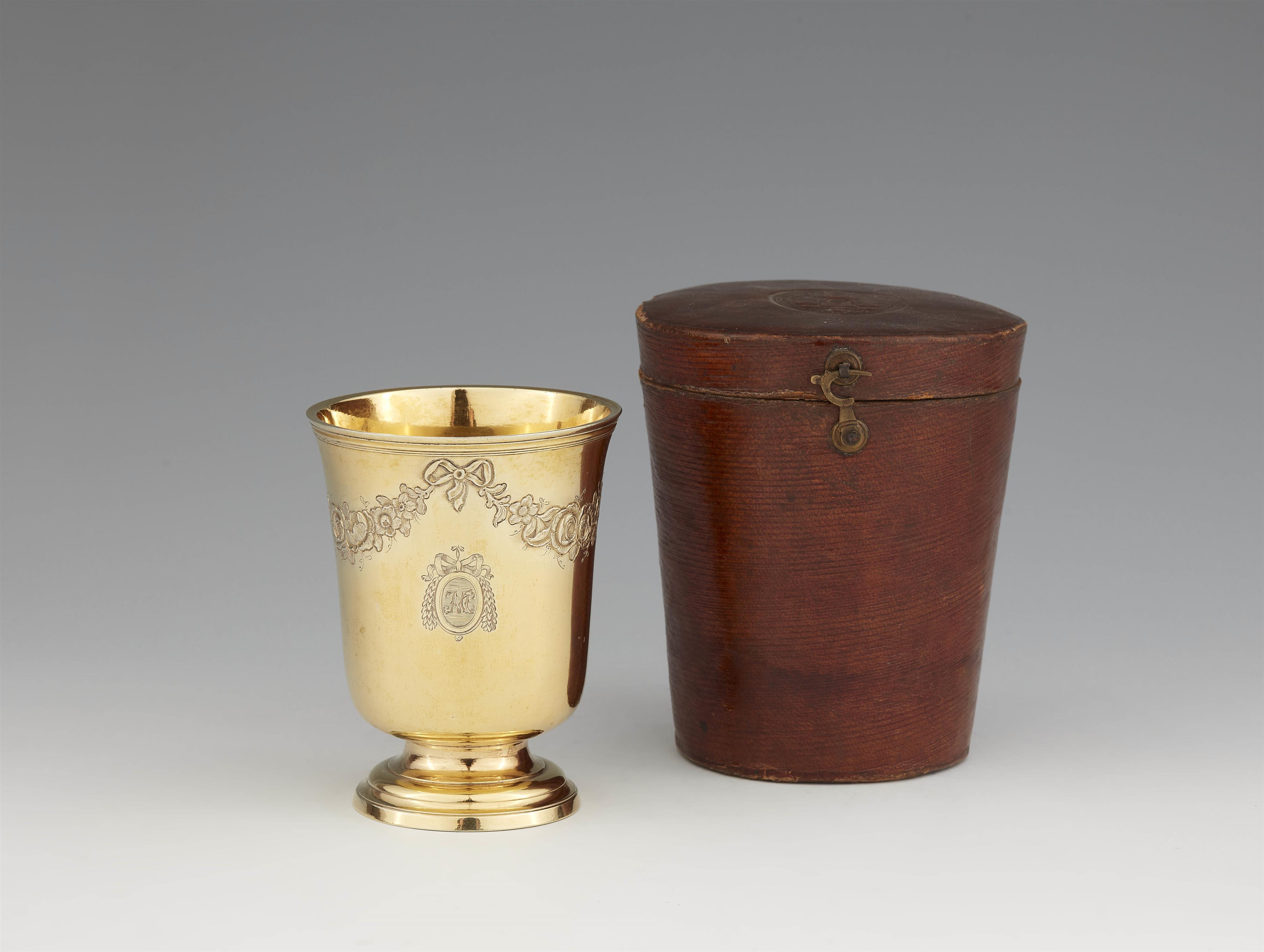 A Strasbourg silver gilt beaker from the collection of Alain de Rothschild - image-1