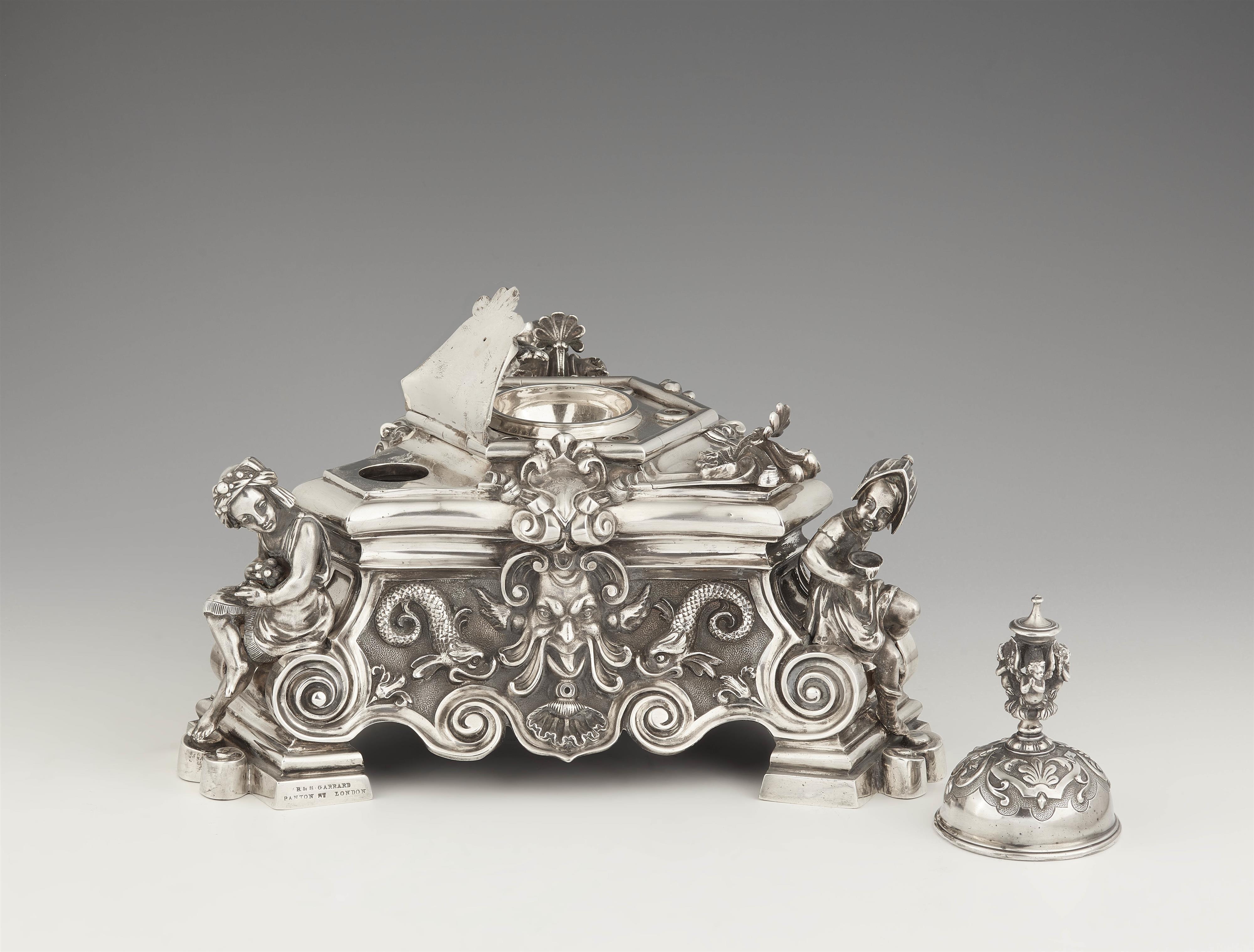 A Victorian silver writing set - image-2