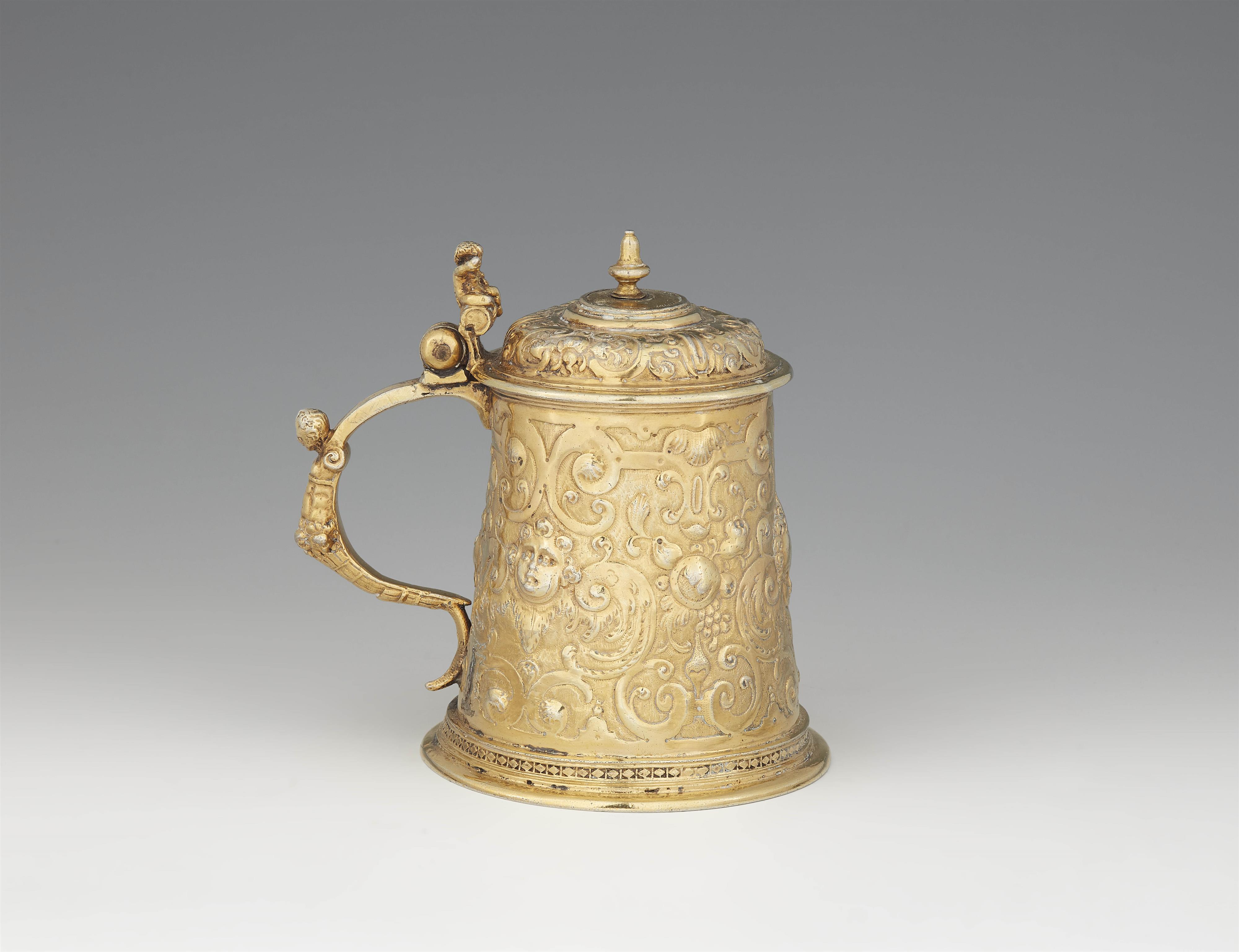 An Augsburg silver gilt renaissance tankard - image-2