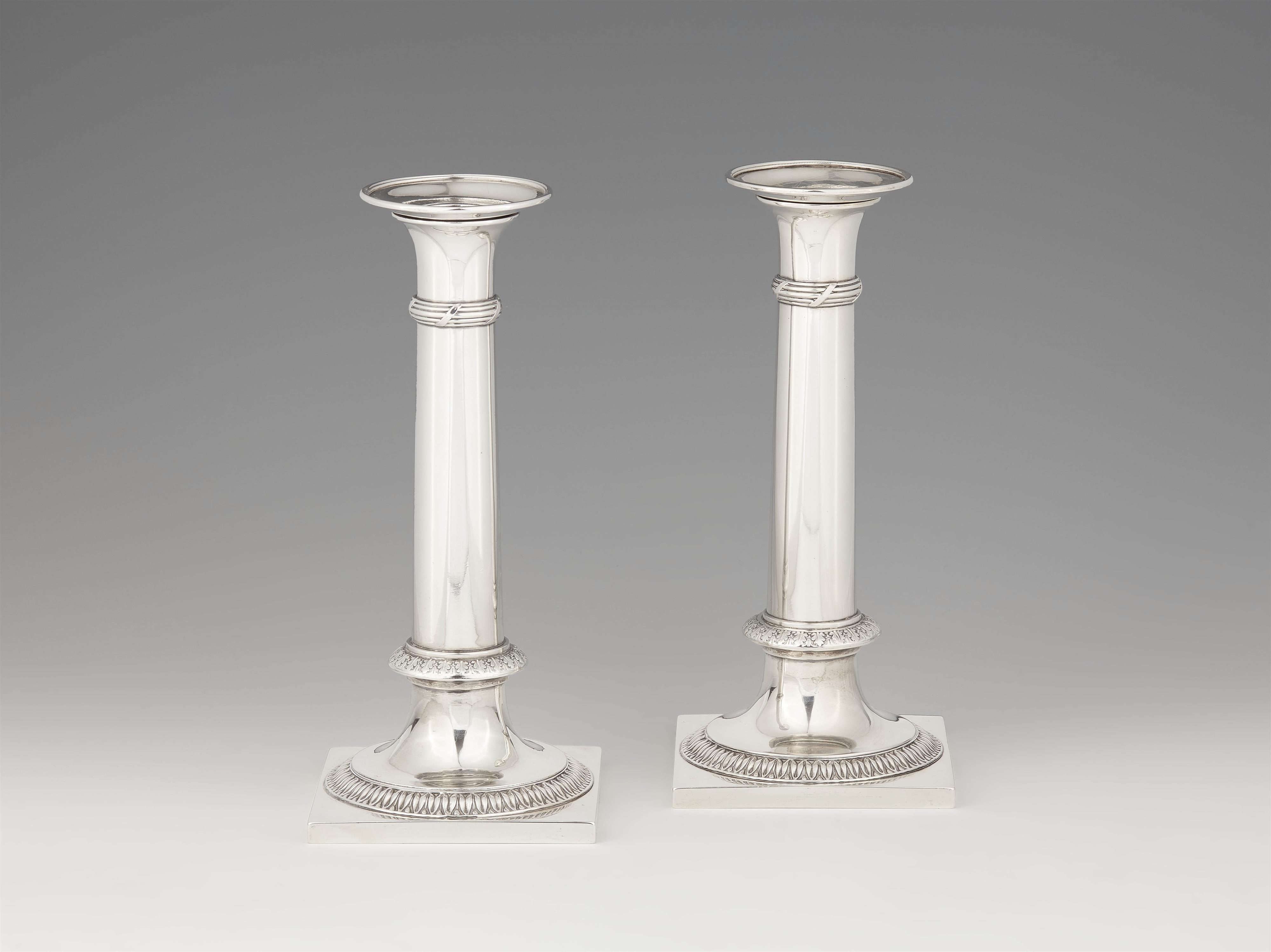 A pair of Bern silver candlesticks - image-1