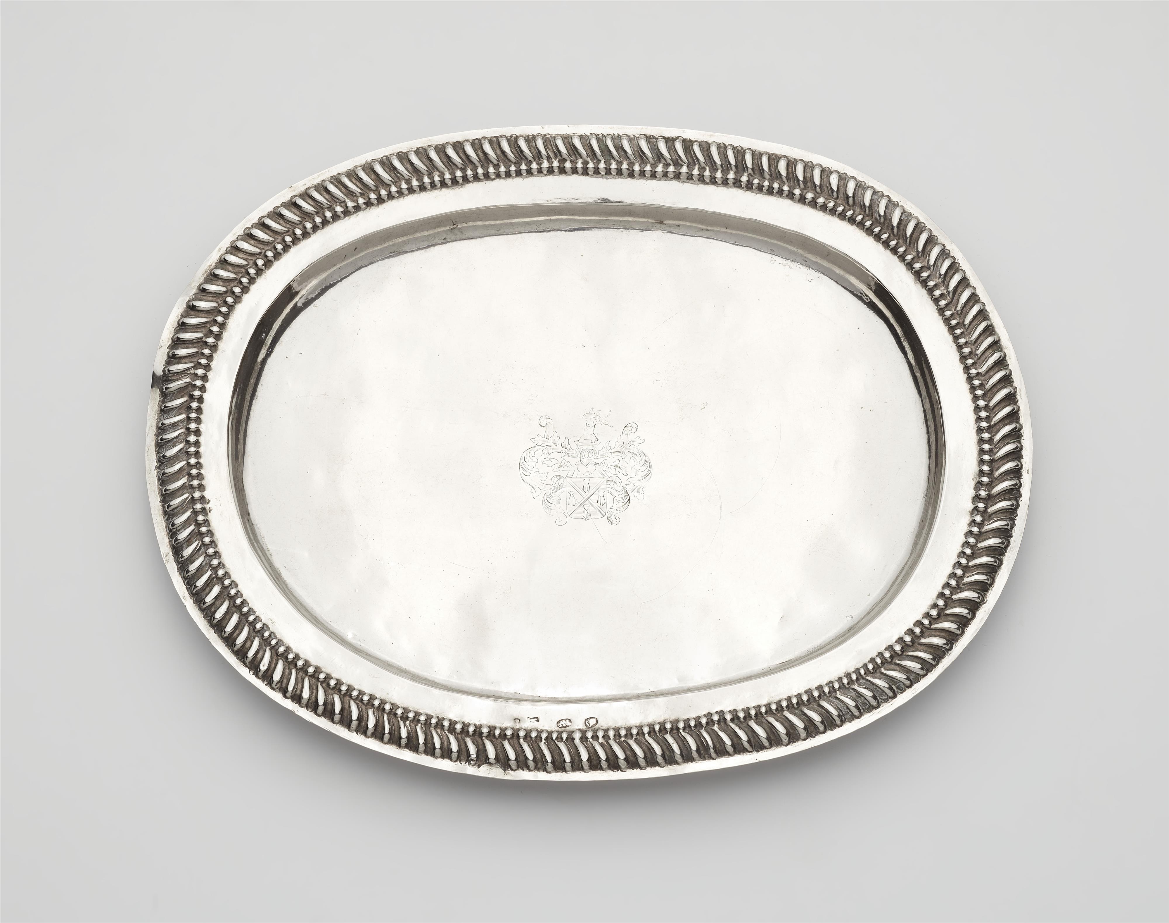 An Emmerich Baroque silver salver - image-1