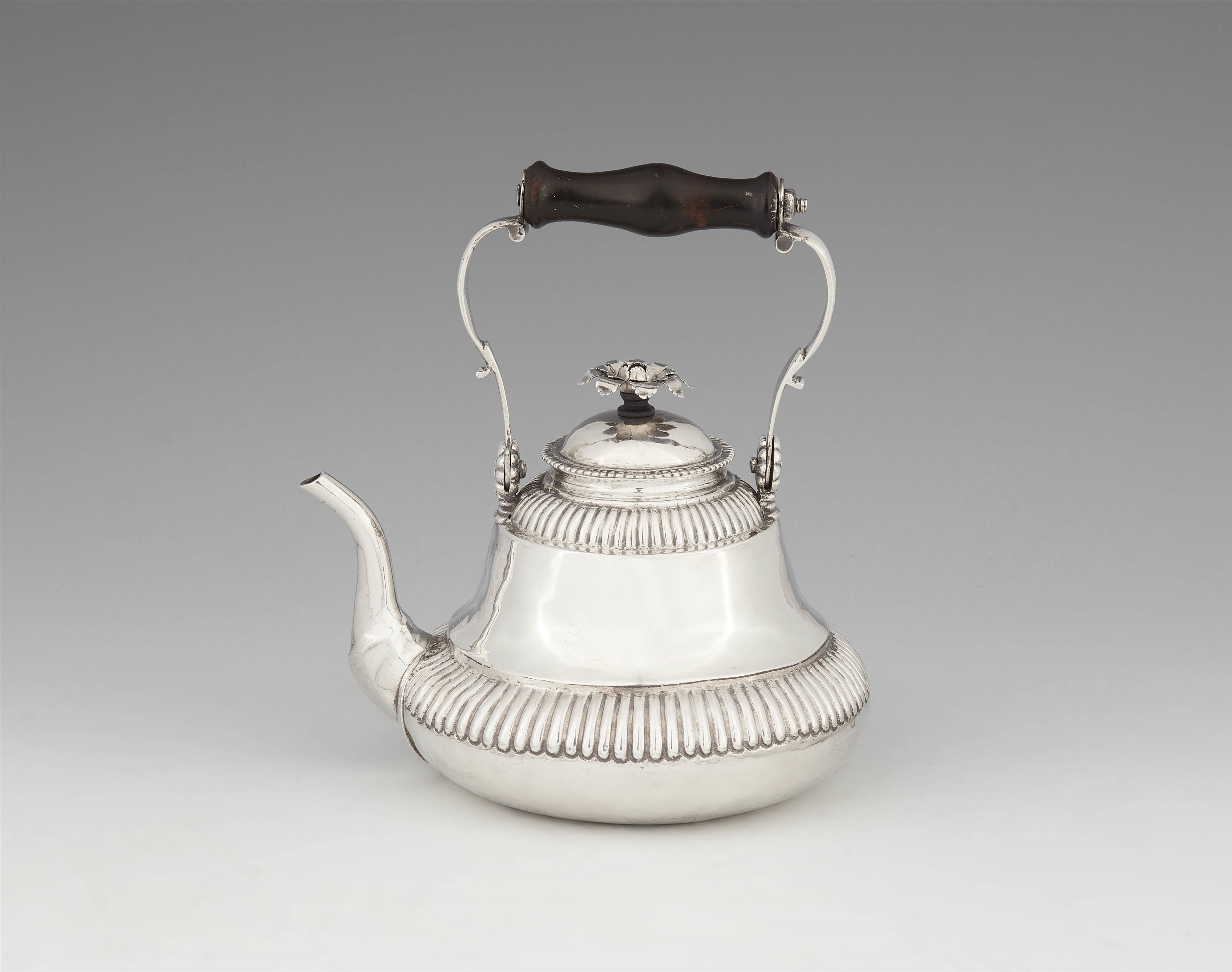 An early Wesel silver teapot - image-1