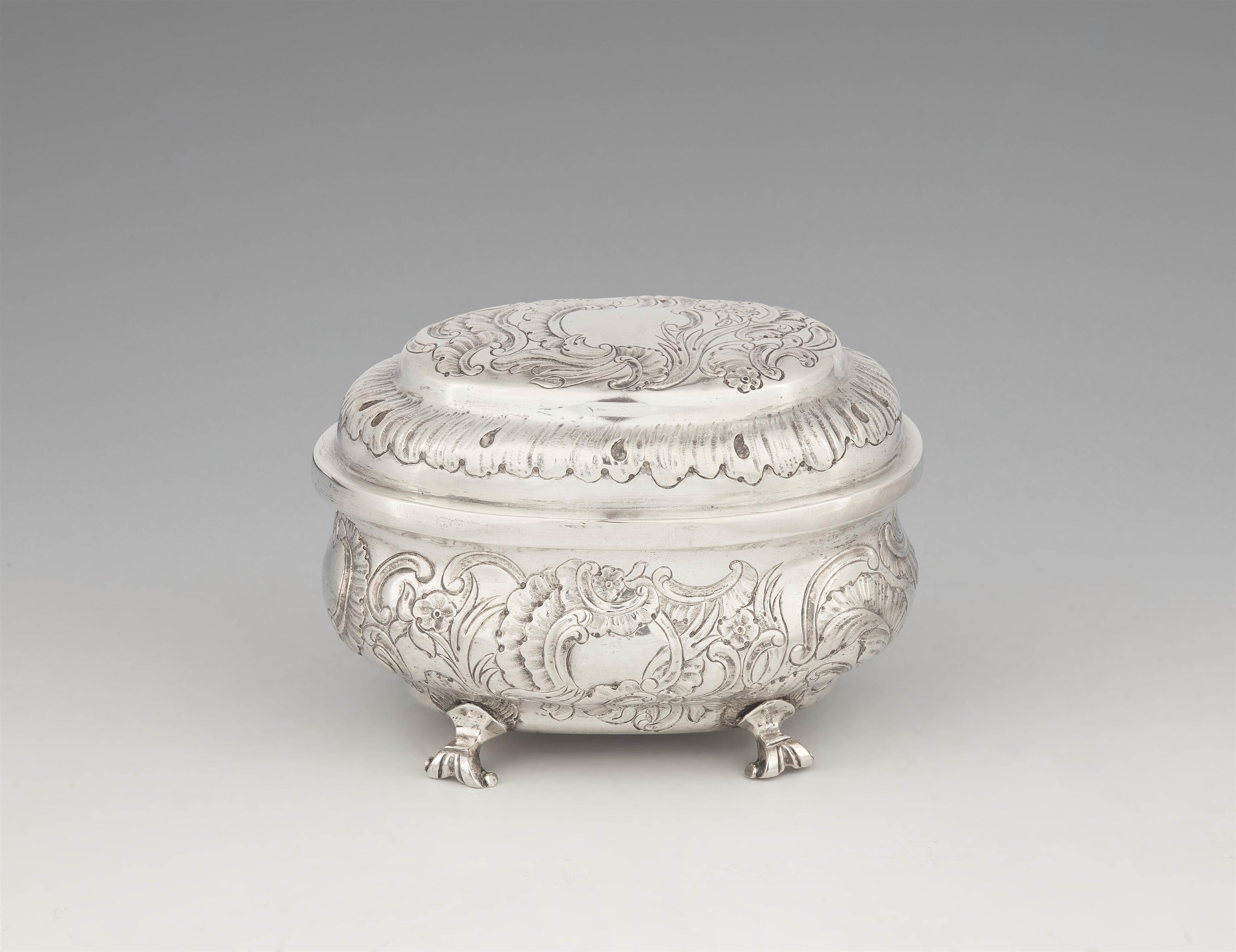 A Berlin Rococo silver sugar box - image-1