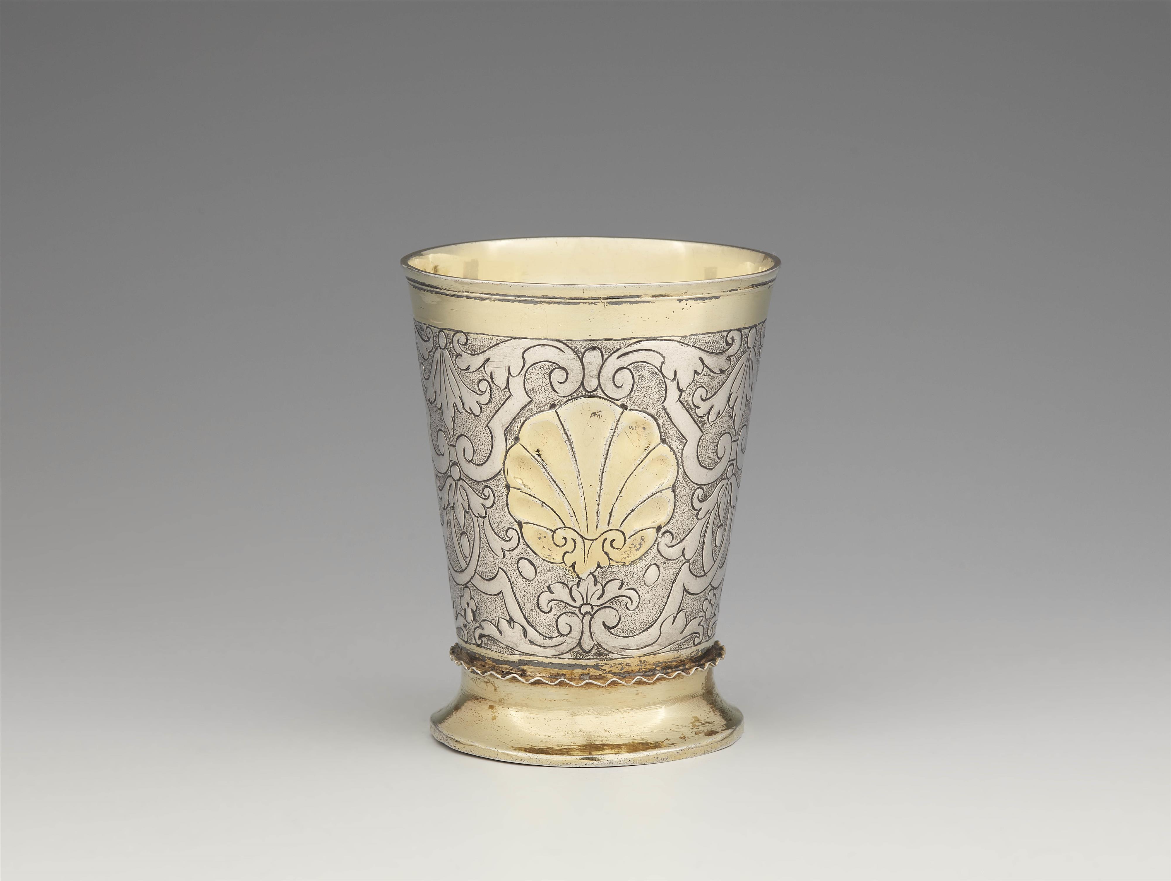 A Neisse parcel gilt silver beaker - image-1