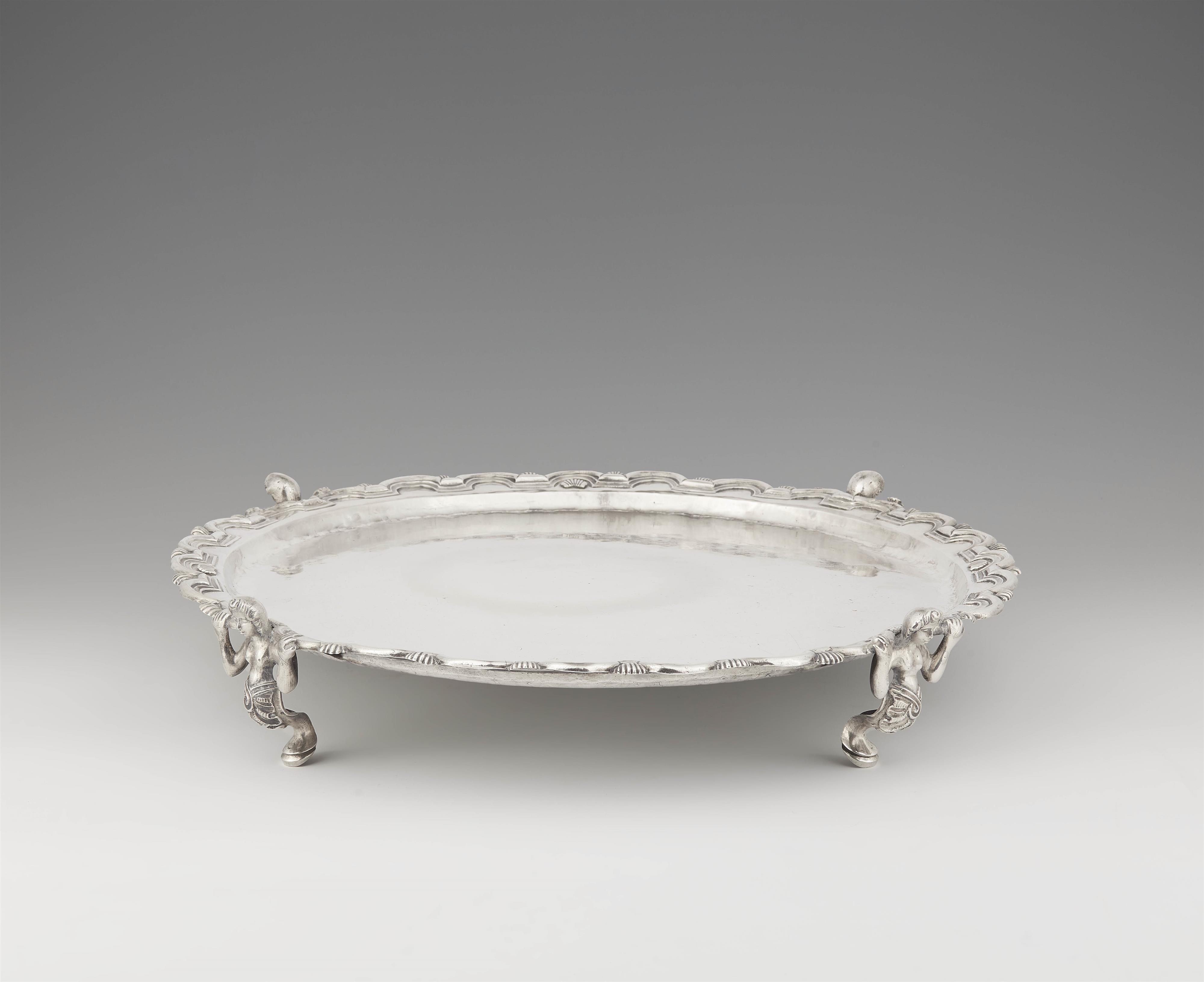 A South American silver serving dish - image-1