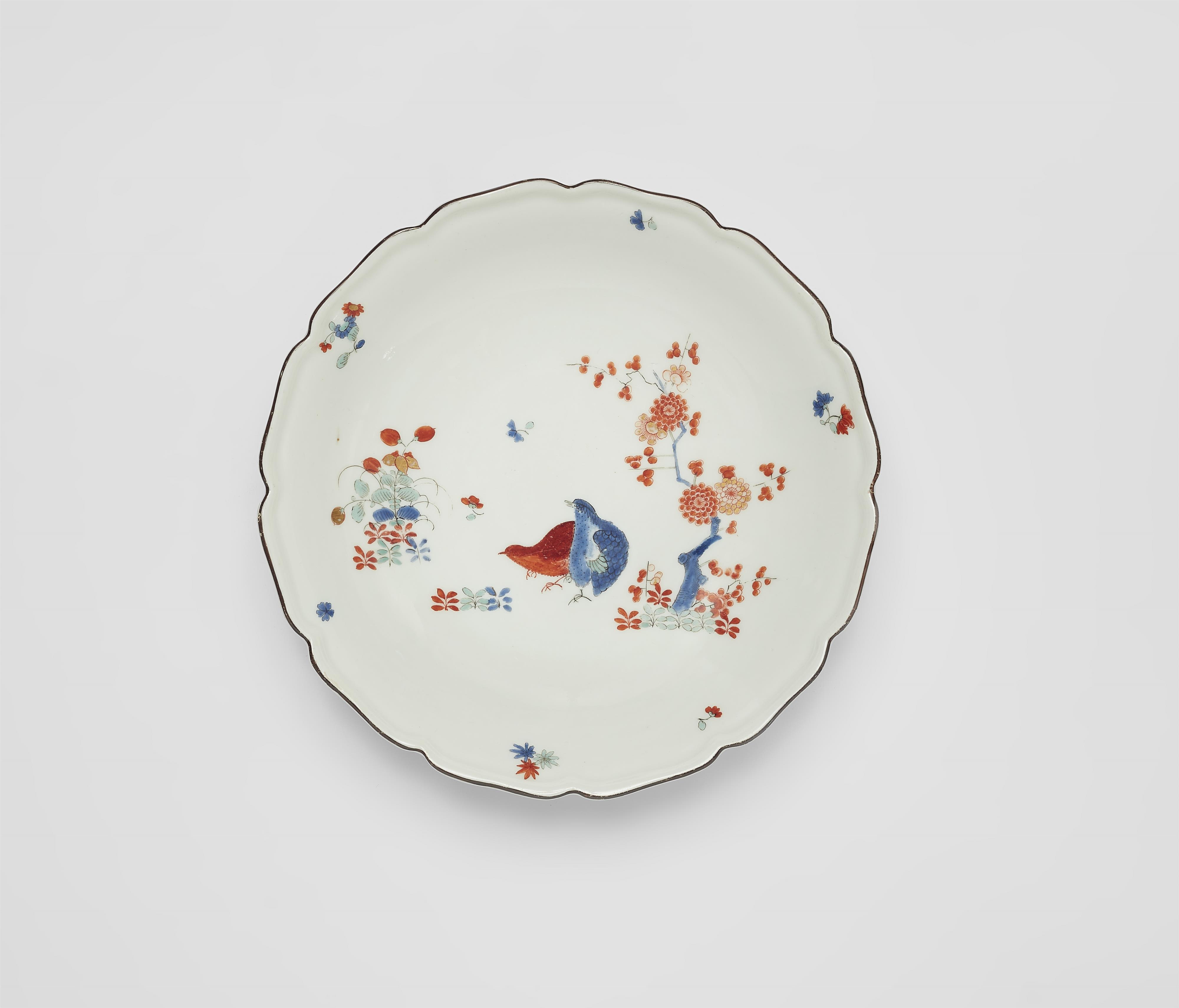 A Meissen porcelain dish with quail motifs - image-1