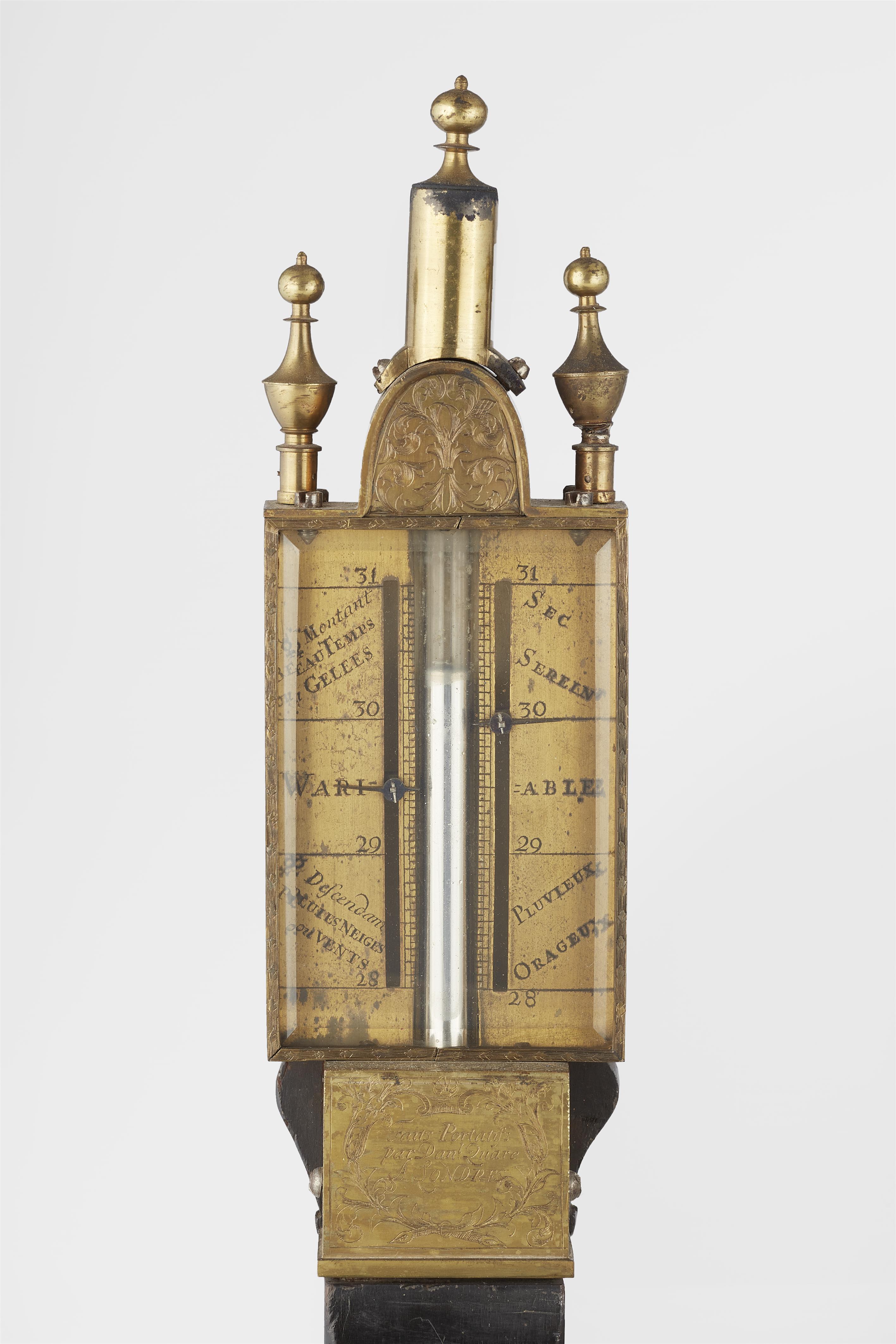 Säulenbarometer 
von Daniel Quare, London - image-2