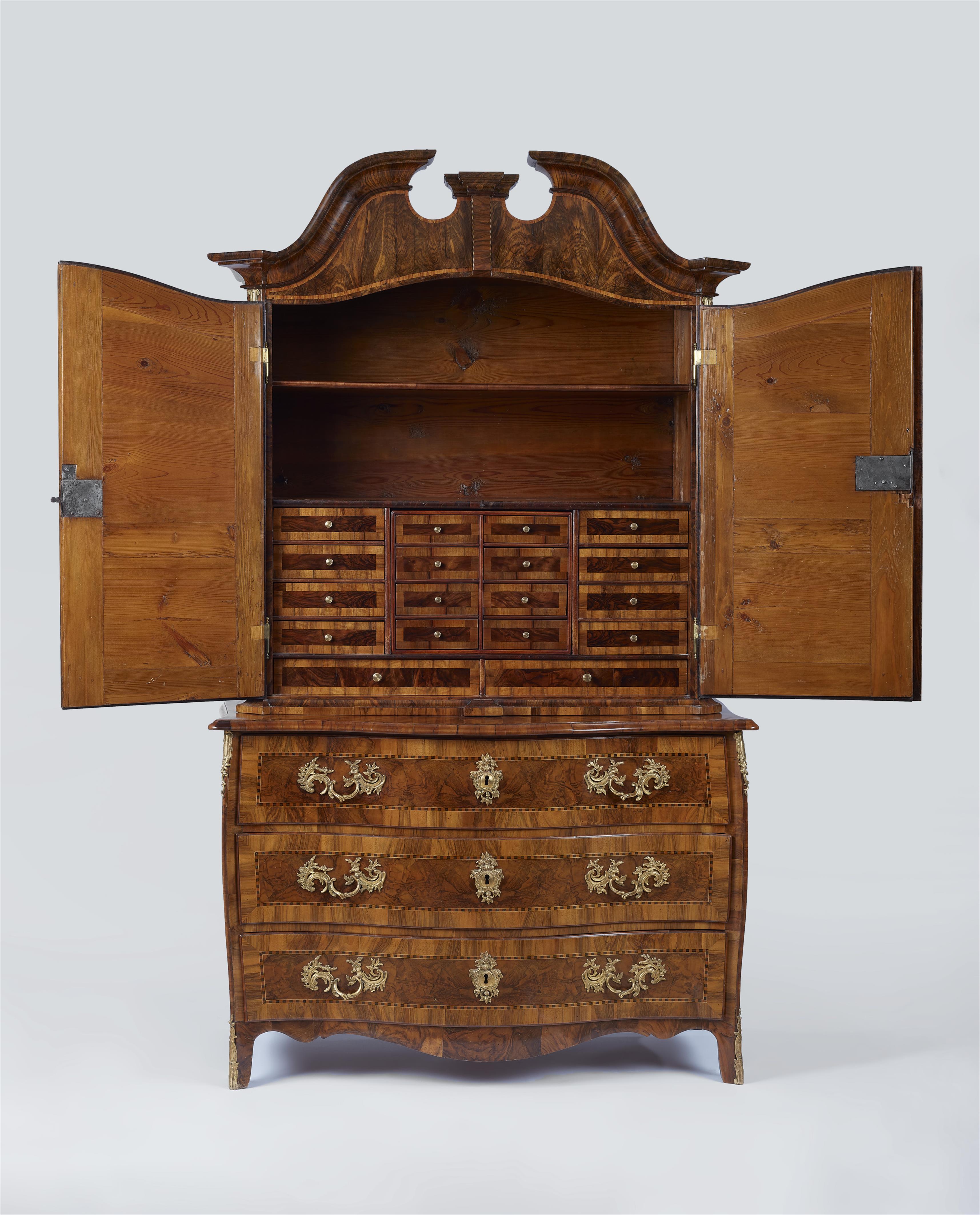 A Dresden inlaid cabinet - image-2