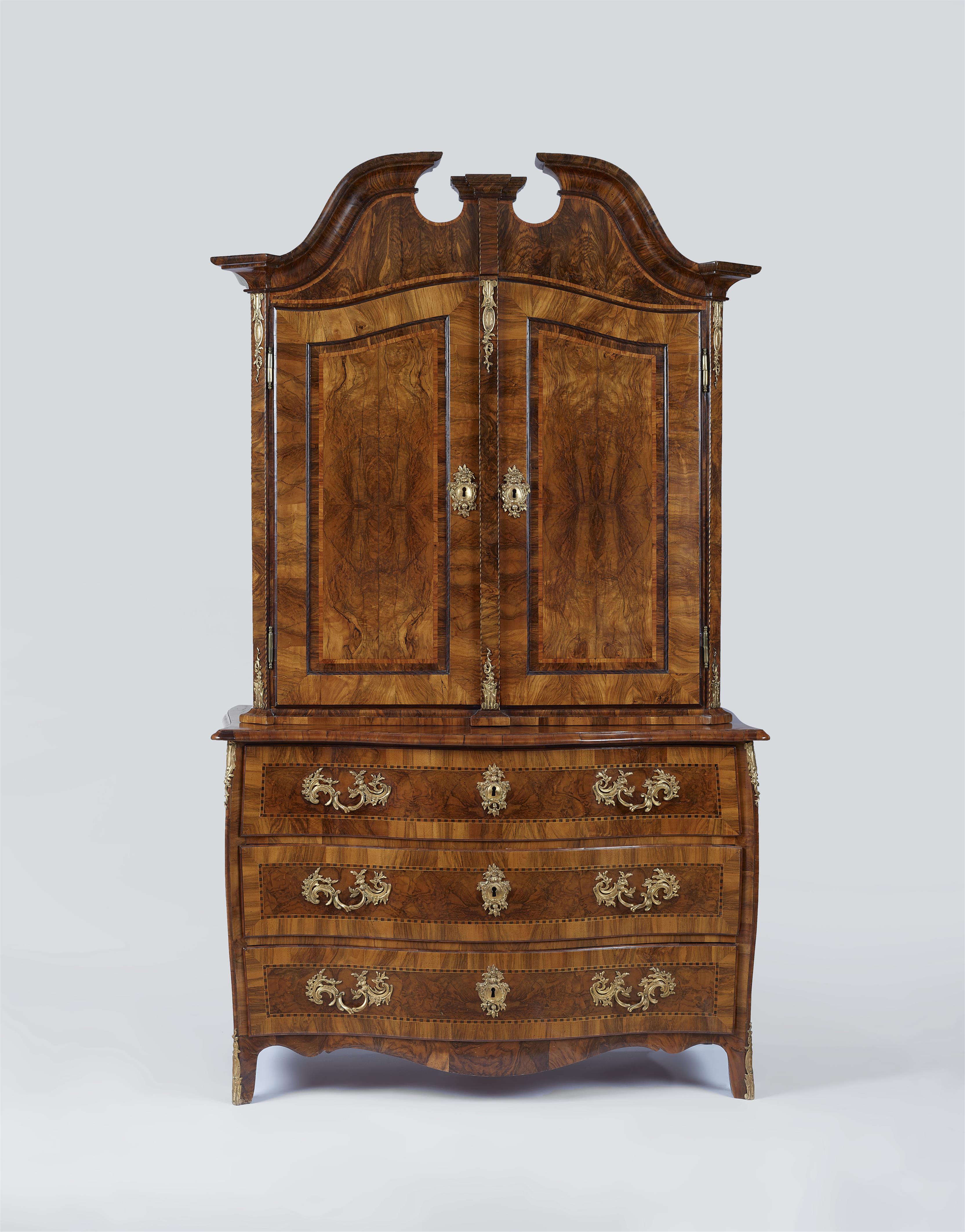 A Dresden inlaid cabinet - image-1