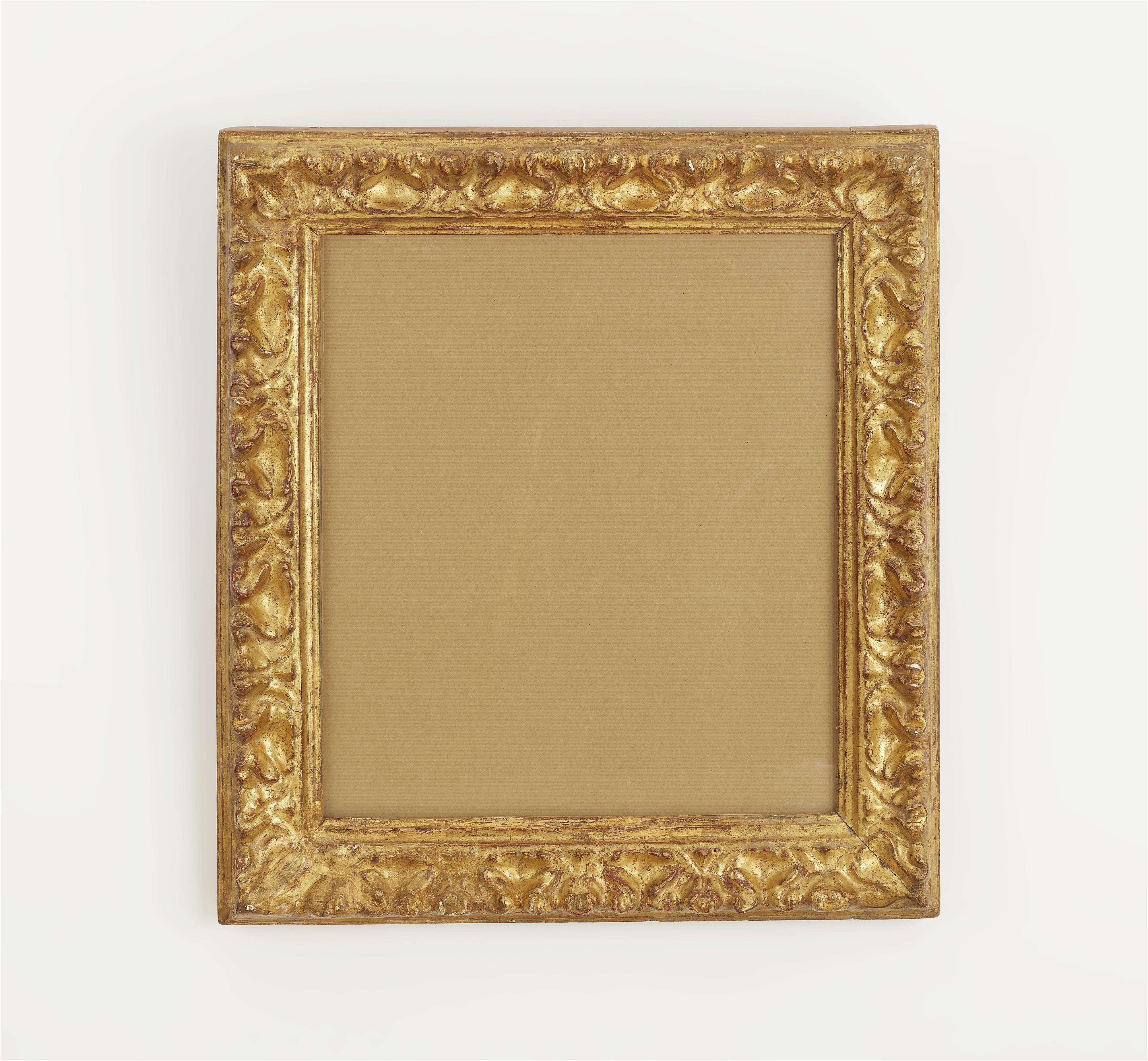 An Italian Baroque gilt walnut frame - image-1
