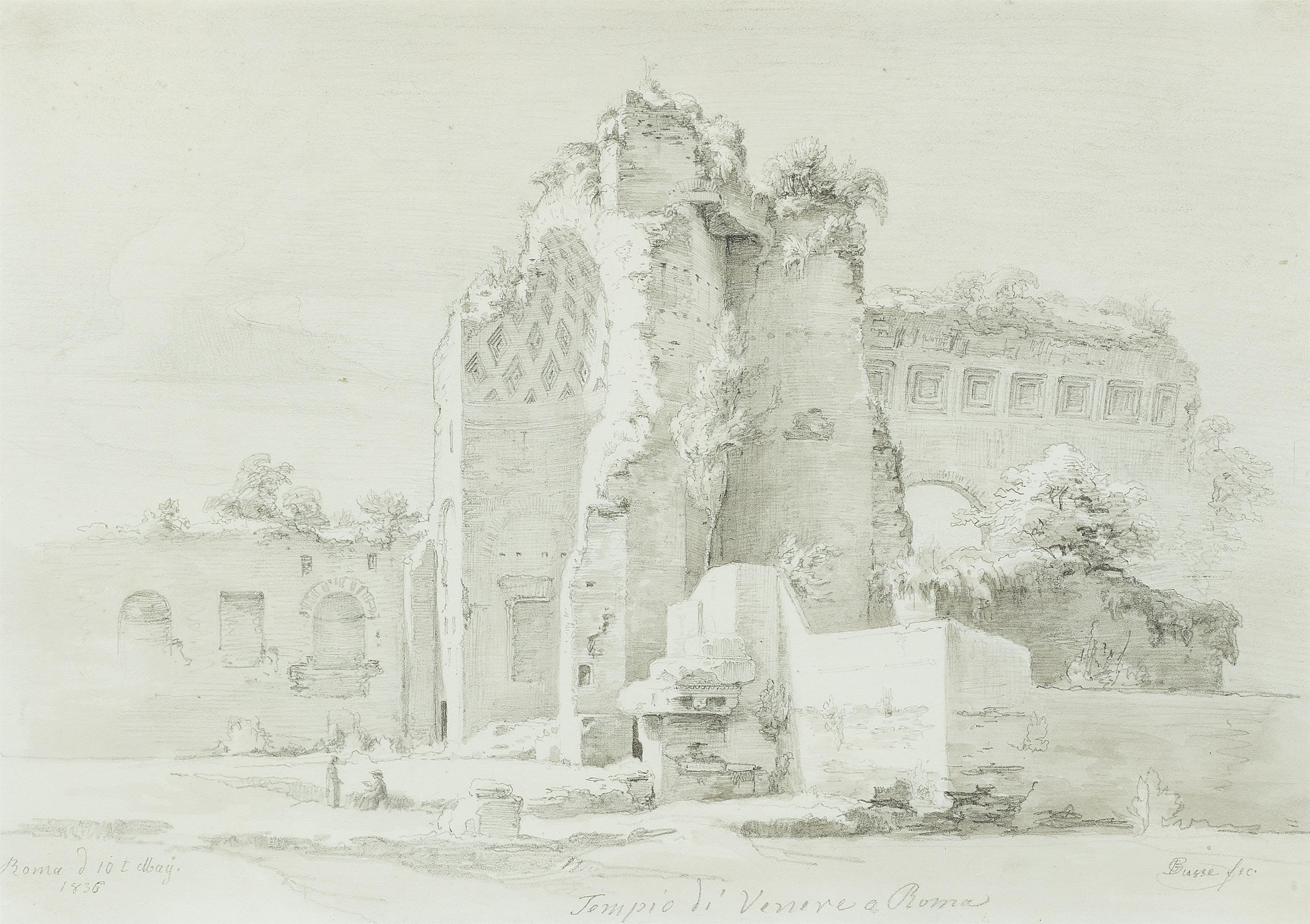 Georg Heinrich Busse - Der Tempel der Venus in Rom - image-1