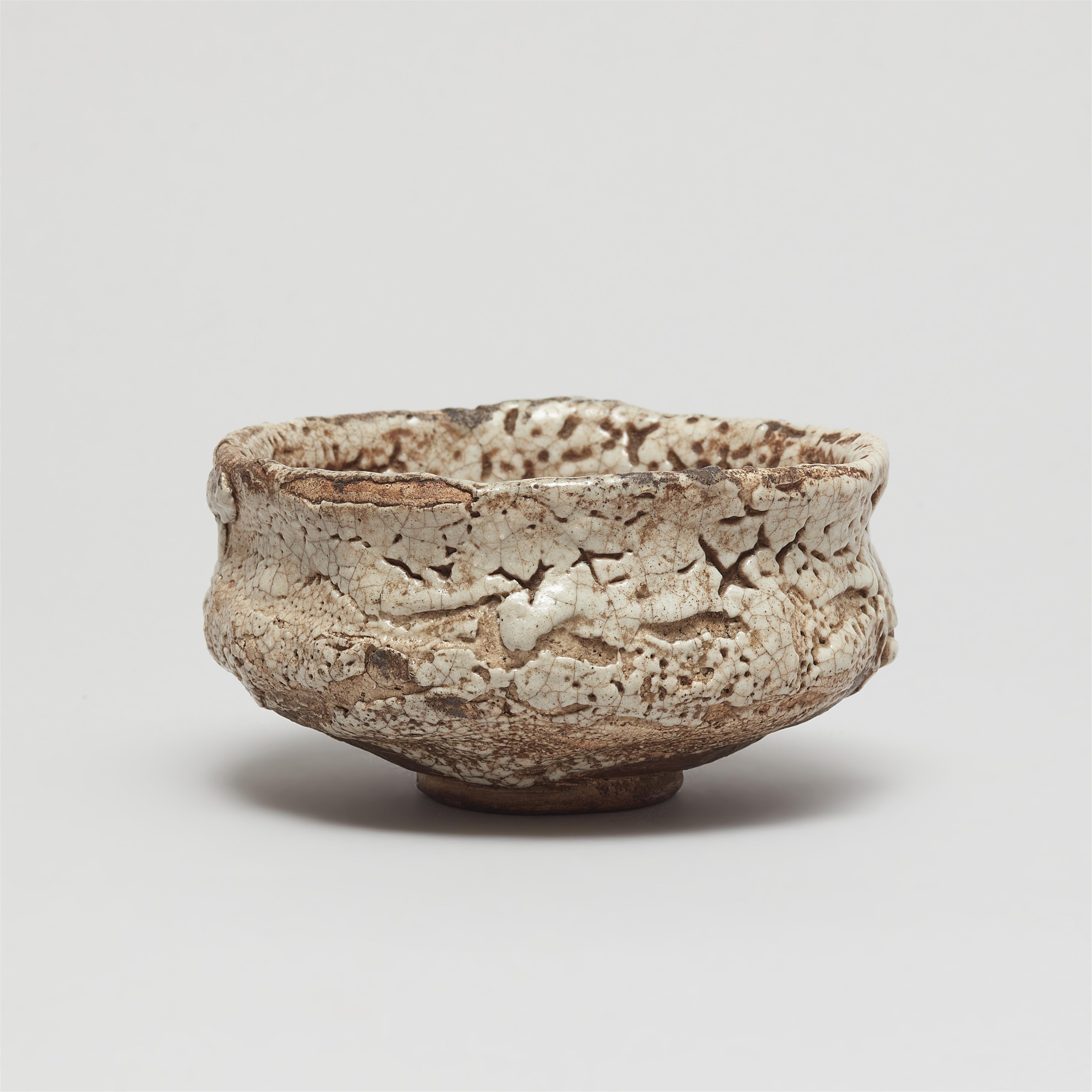 Sommer-chawan. Shino Ware. Nagoya, Provinz Owari. 19. Jh. - image-3