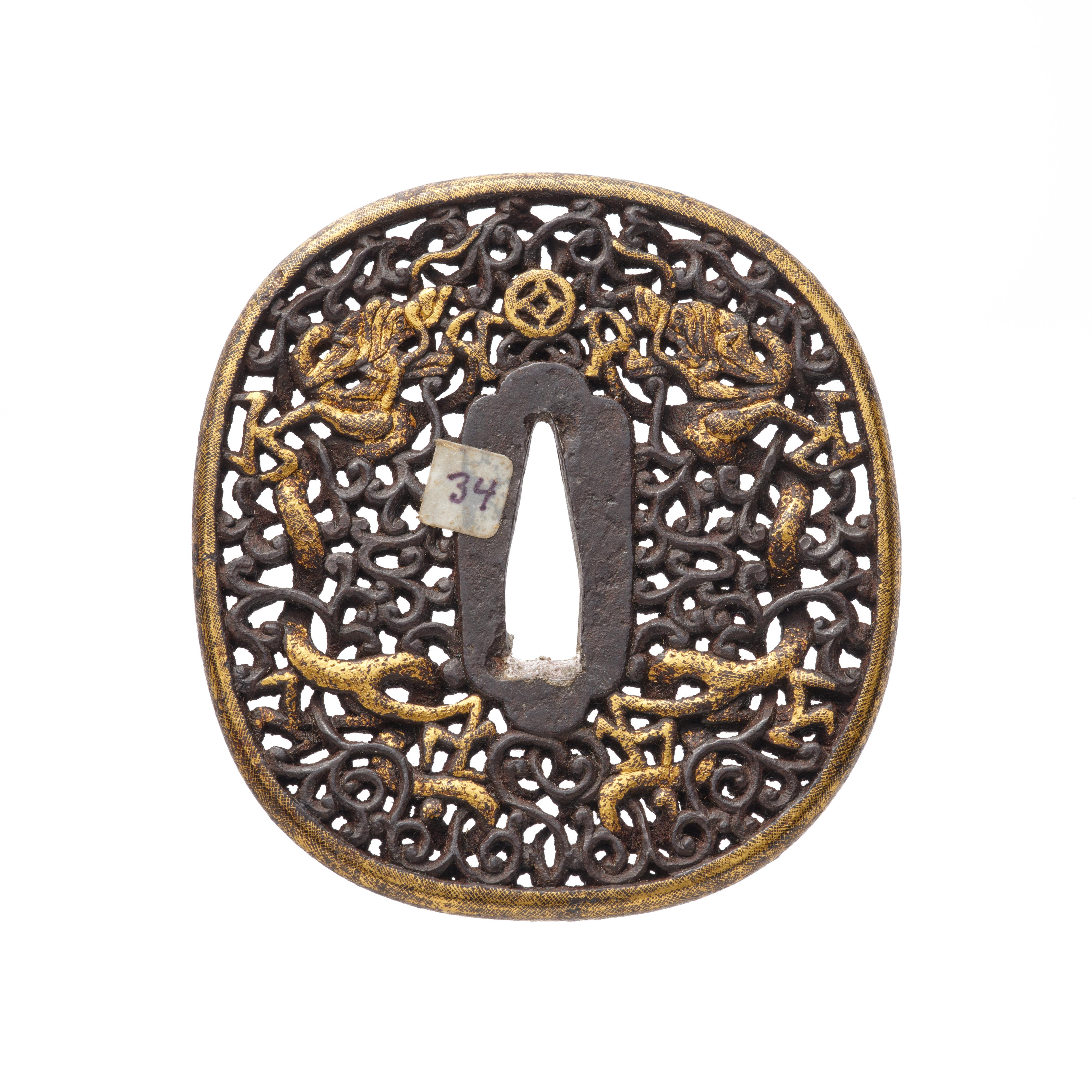 Tsuba. Eisen. Nanban-Arbeit. 17./18. Jh. - image-2