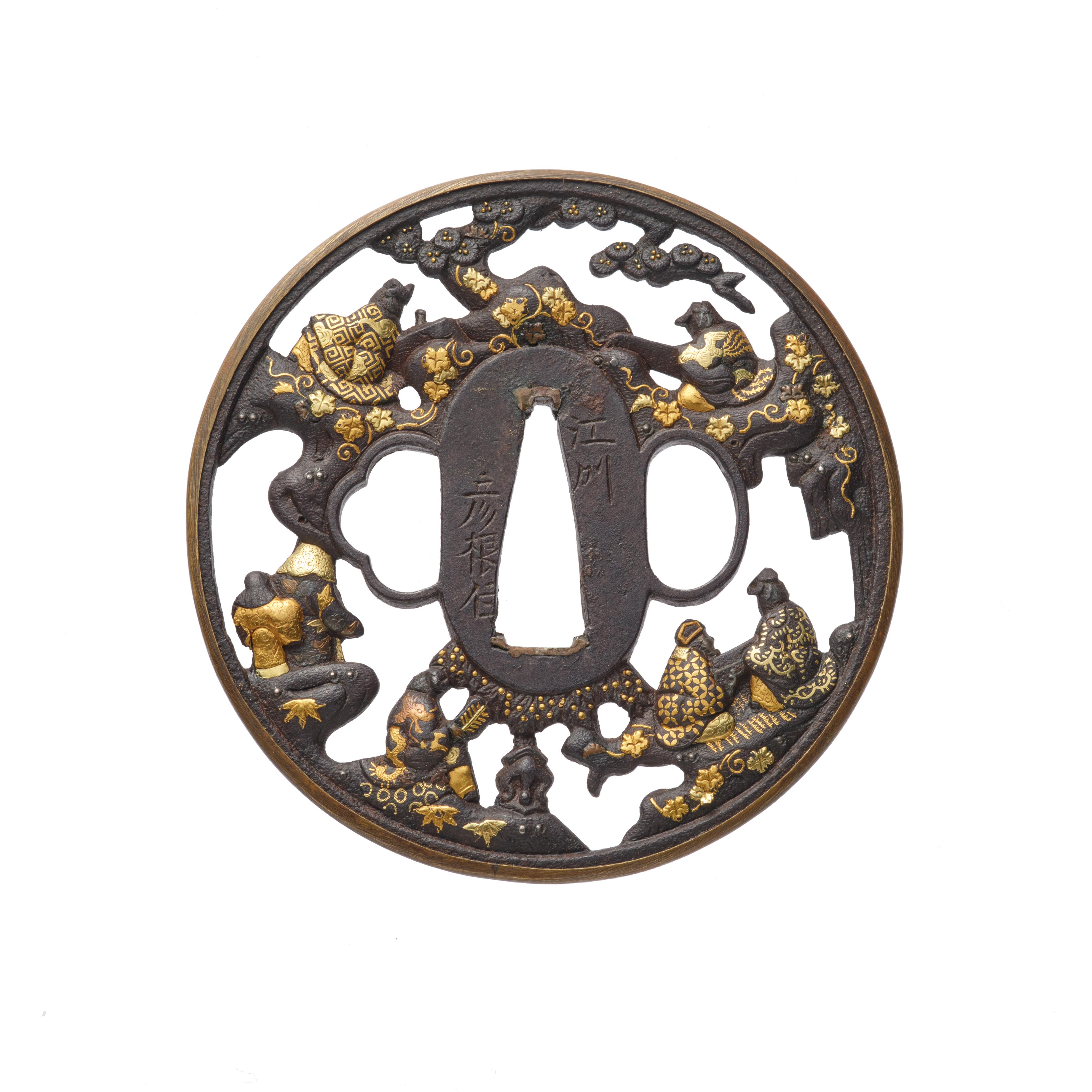 Tsuba. Eisen. Sōten-Schule. Um 1700 - image-2