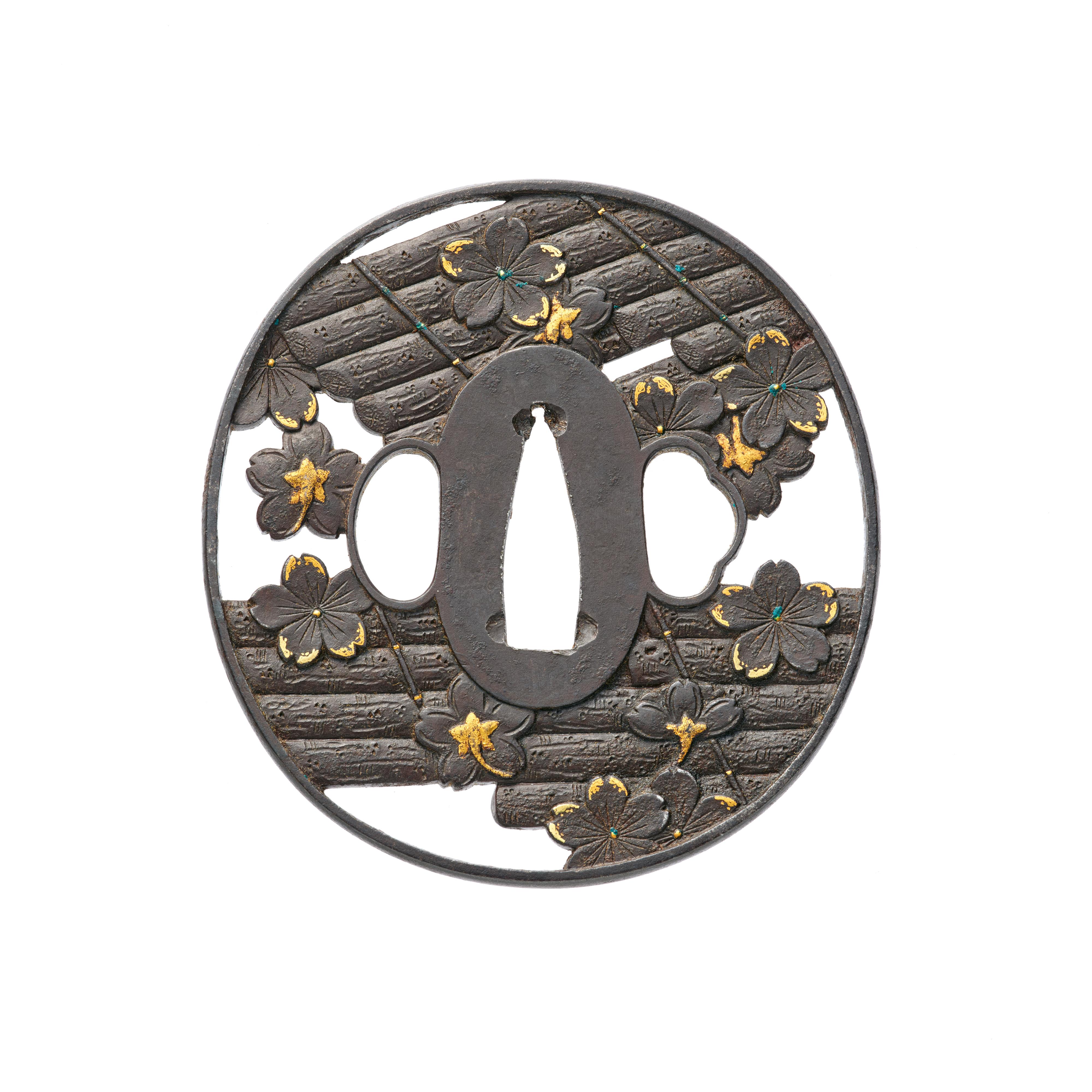 A Bushū iron tsuba. 18th/19th century - image-1