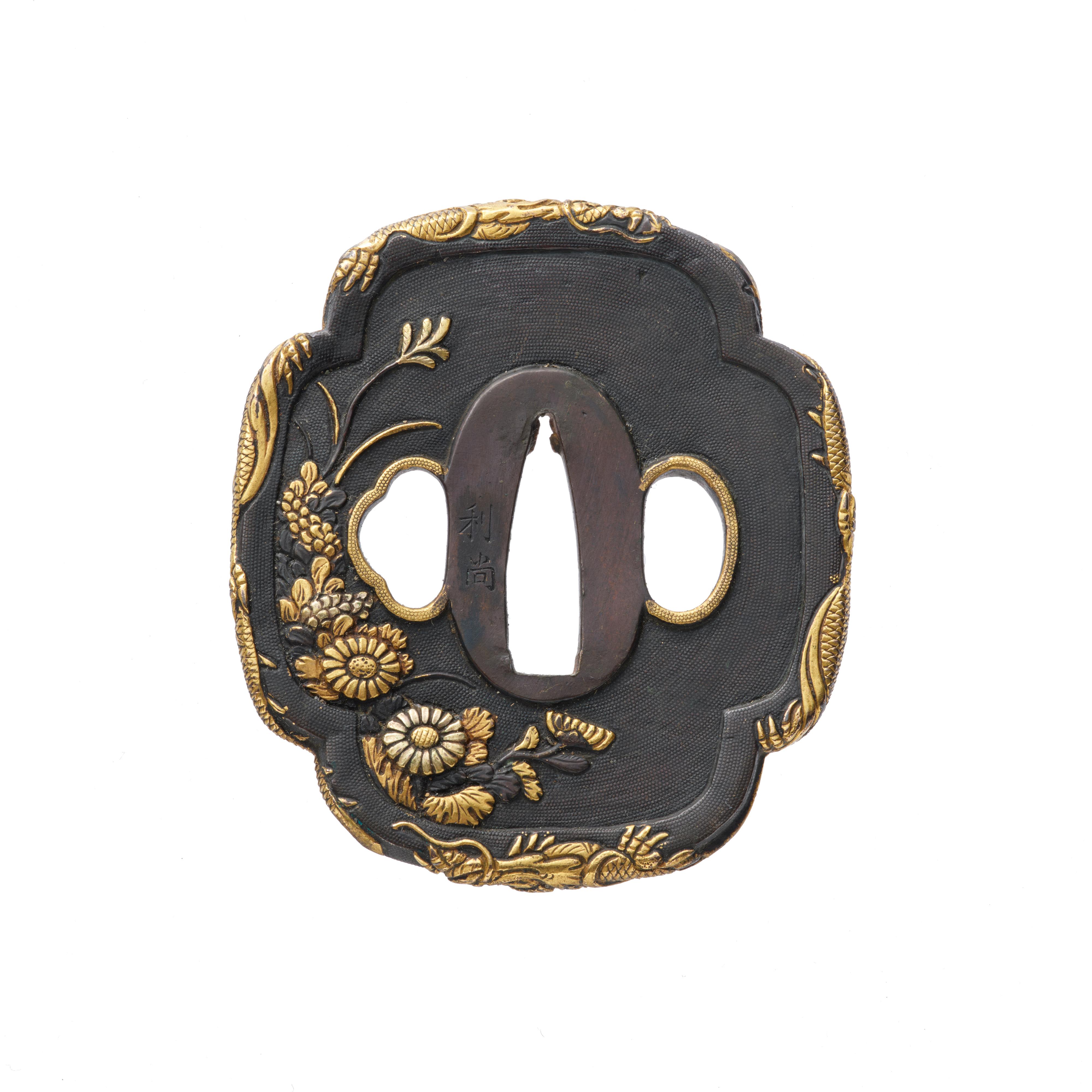 Tsuba. Shibuichi. In Gotō-Art. 19. Jh. - image-2