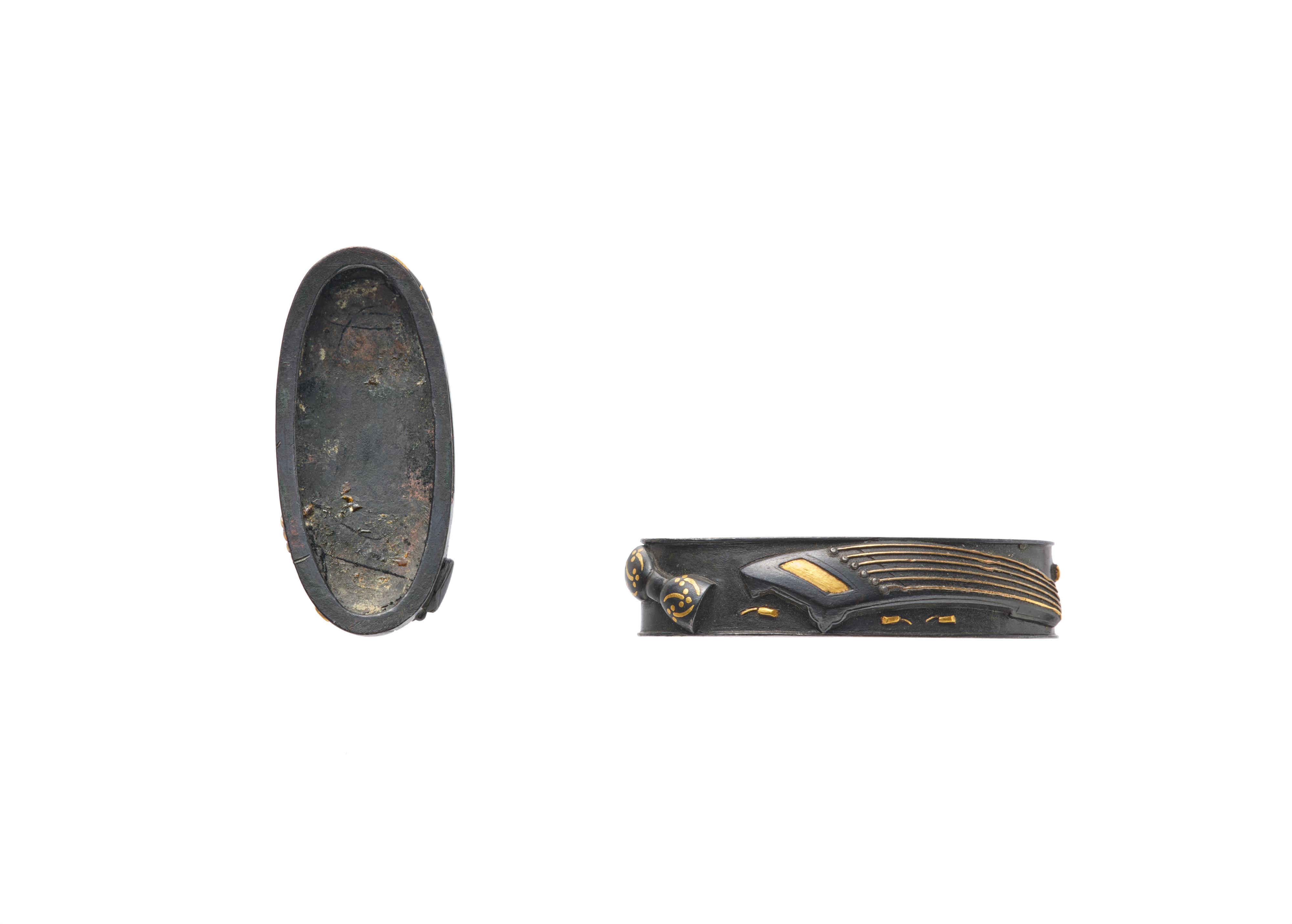 A shakudō fuchi-kashira. 19th century - image-2