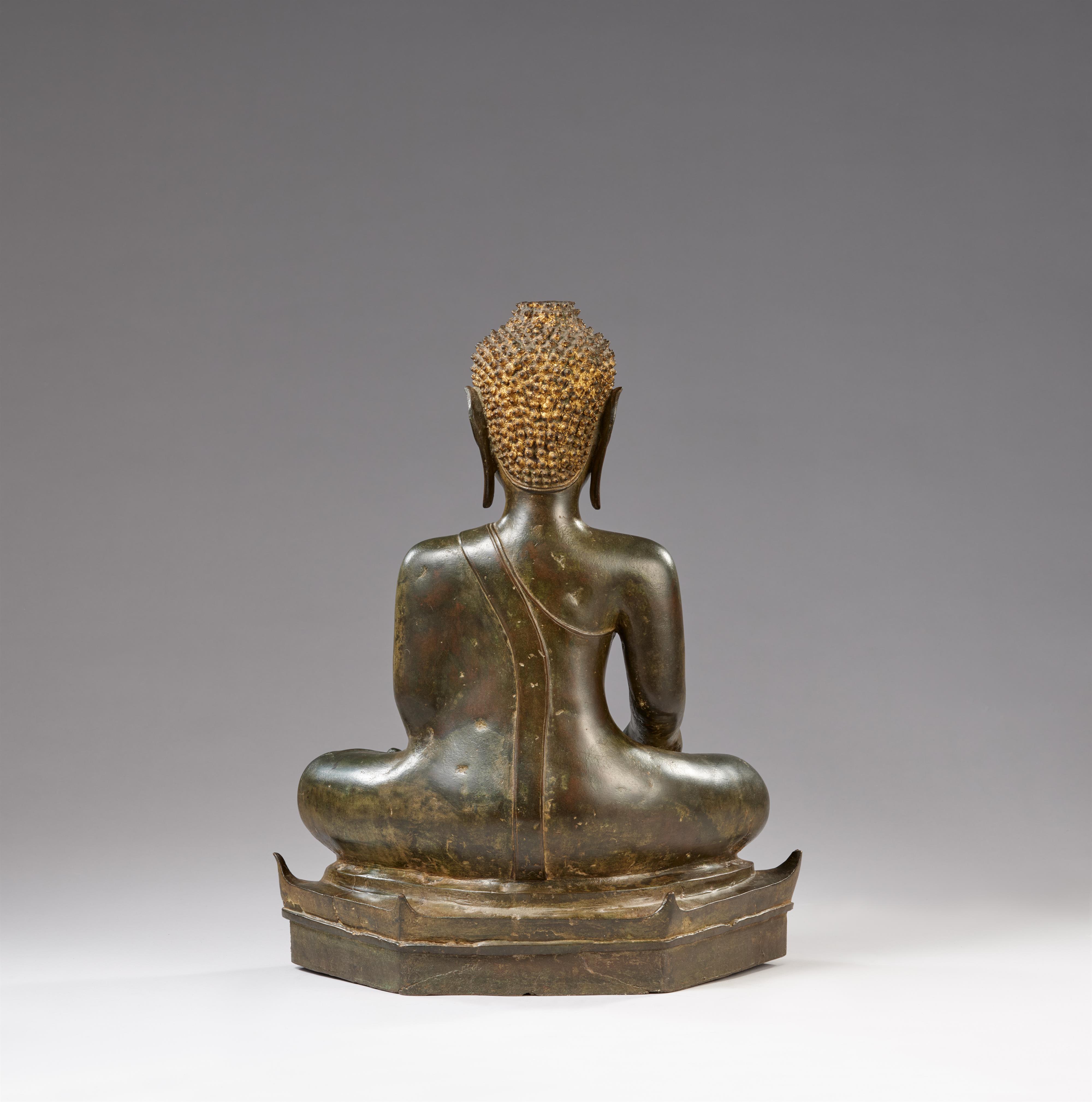 Buddha Shakyamuni. Bronze. Laos. 17. Jh. oder später - image-2