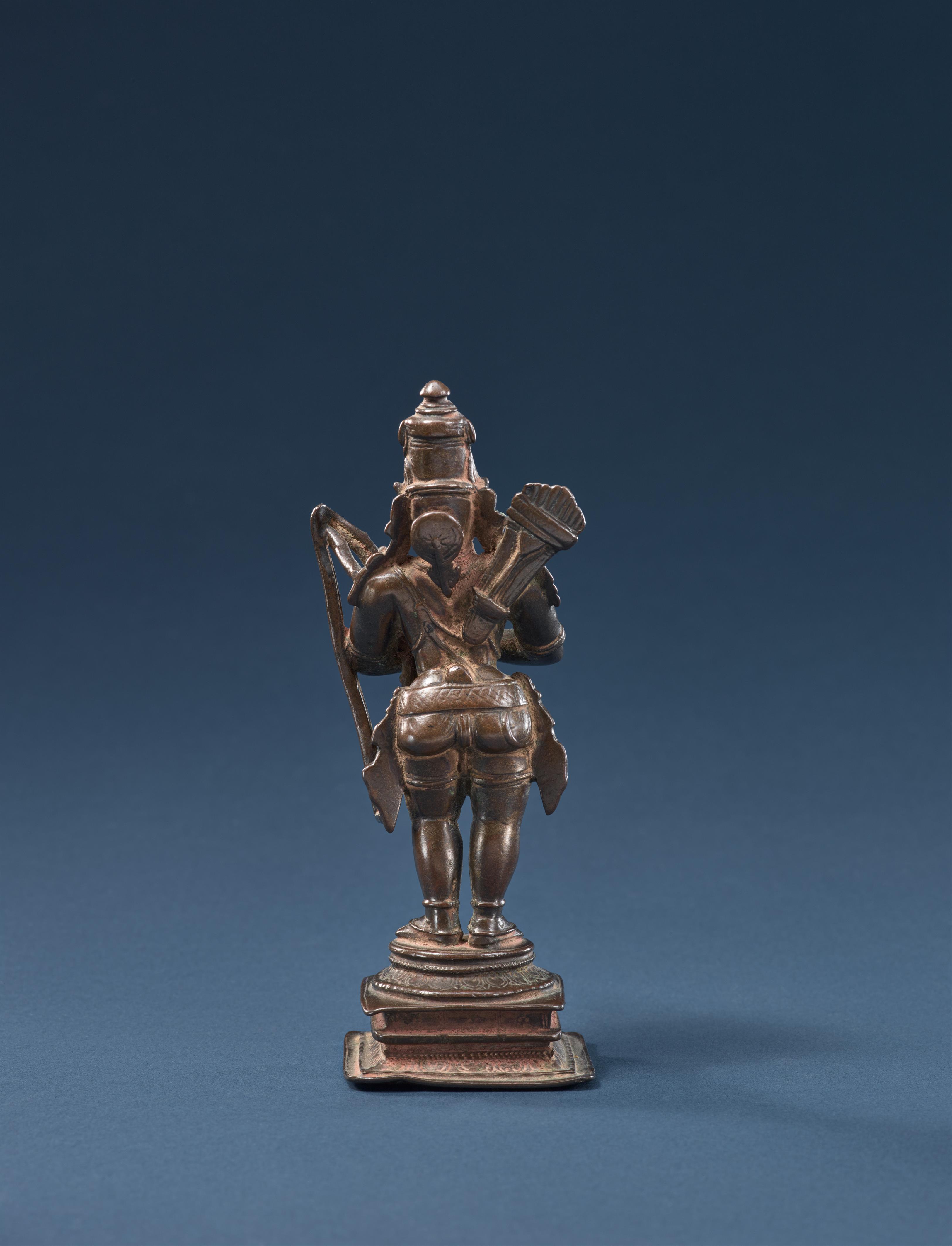 Rama. Kupfrige Bronze. Süd-Indien. 17./18. Jh. - image-2
