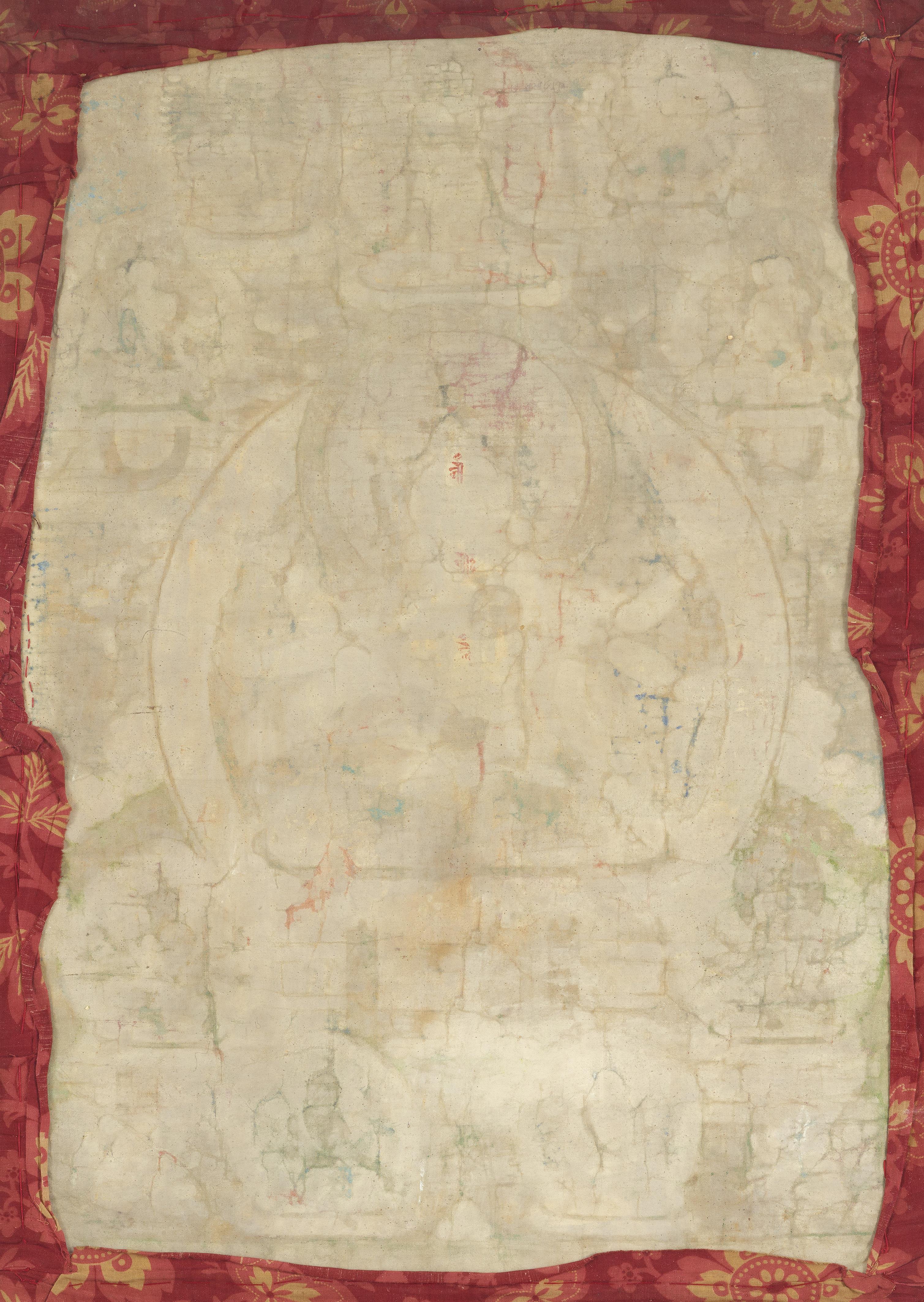 A fine Tibetan thangka of Dharmadhatu Vagishvara Manjushri. 18th century - image-4