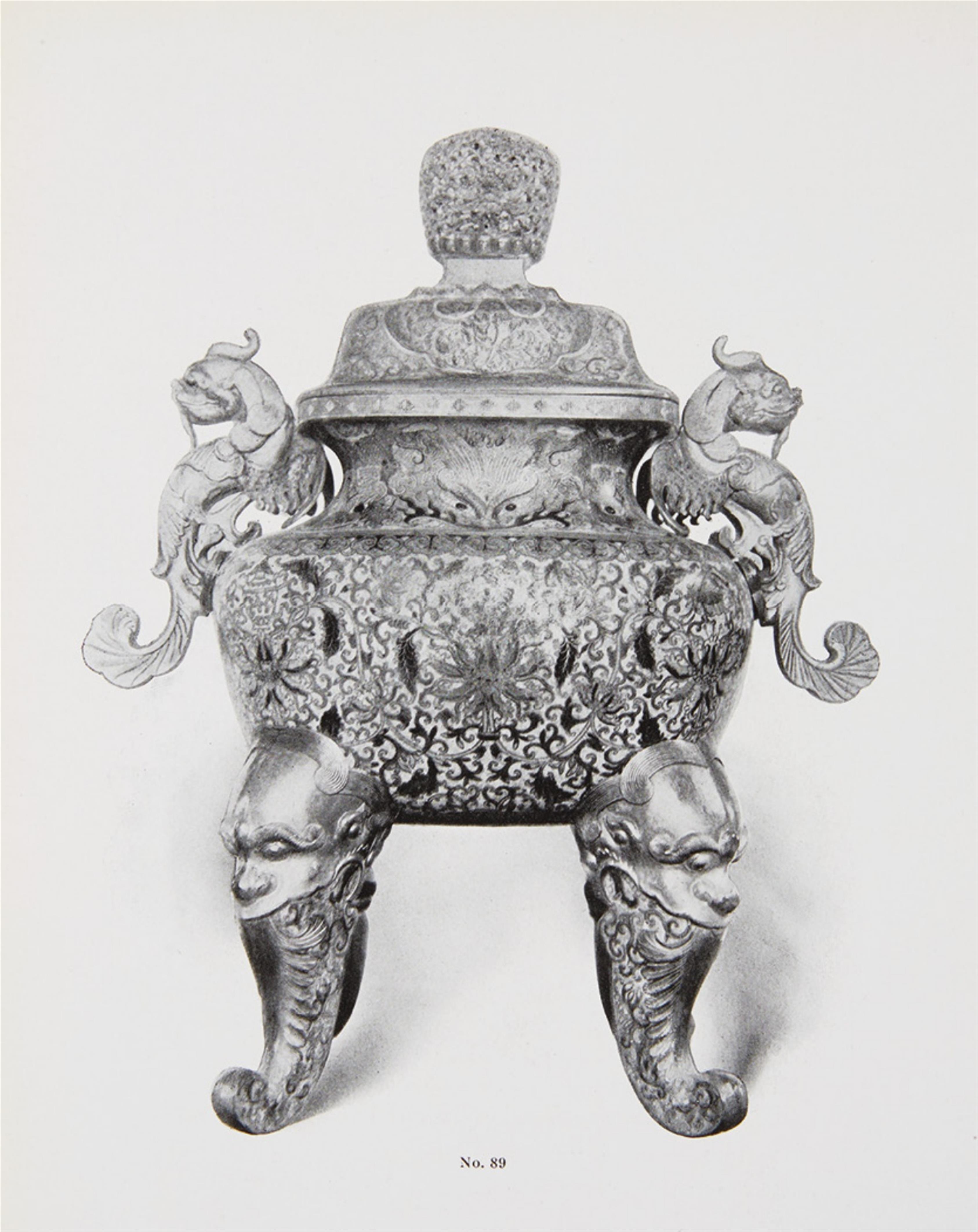 A large cloisonné enamel incense burner. 18th century - image-3
