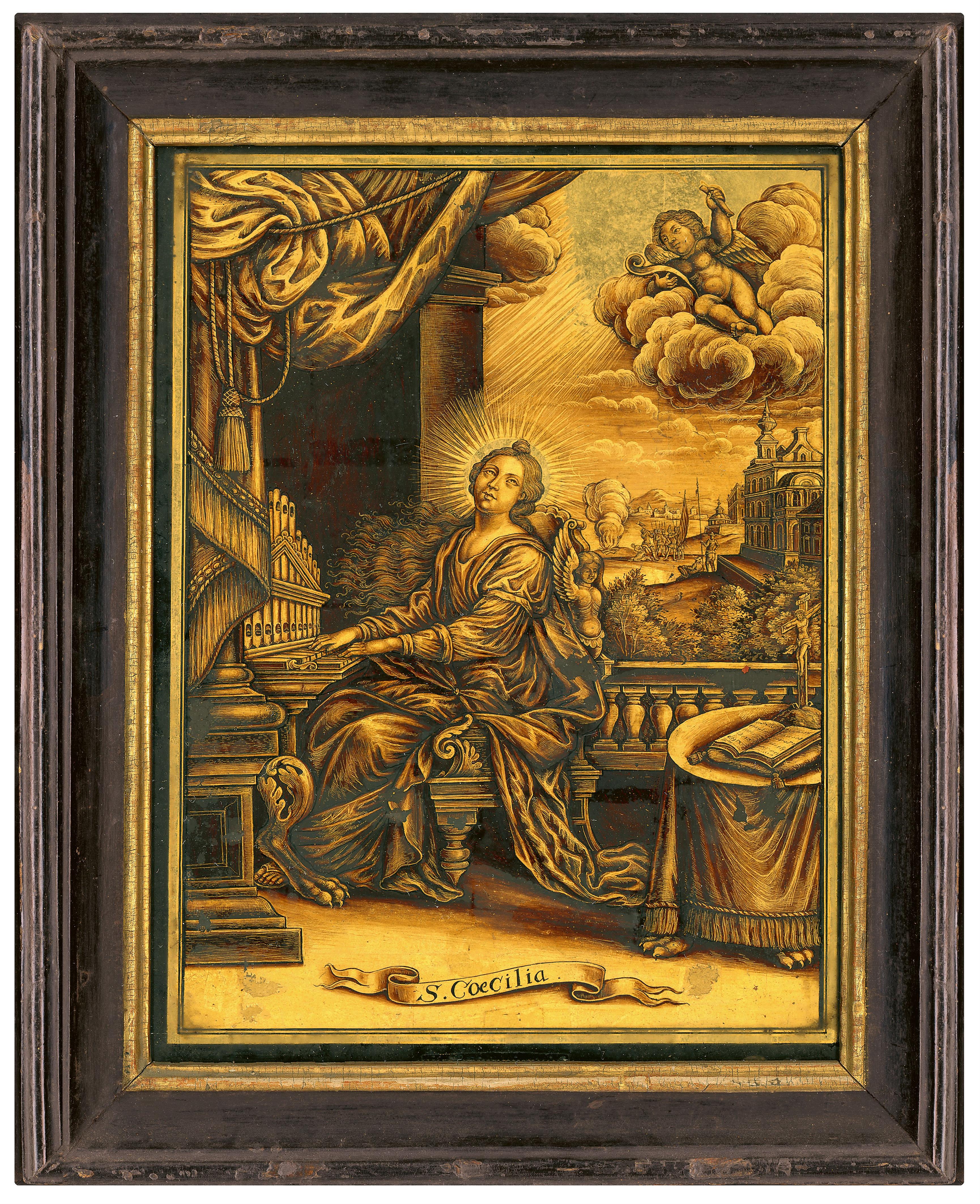 Saint Cecilia
Daniel and Ignaz Preissler, Kronstadt, early 18th C. - image-1