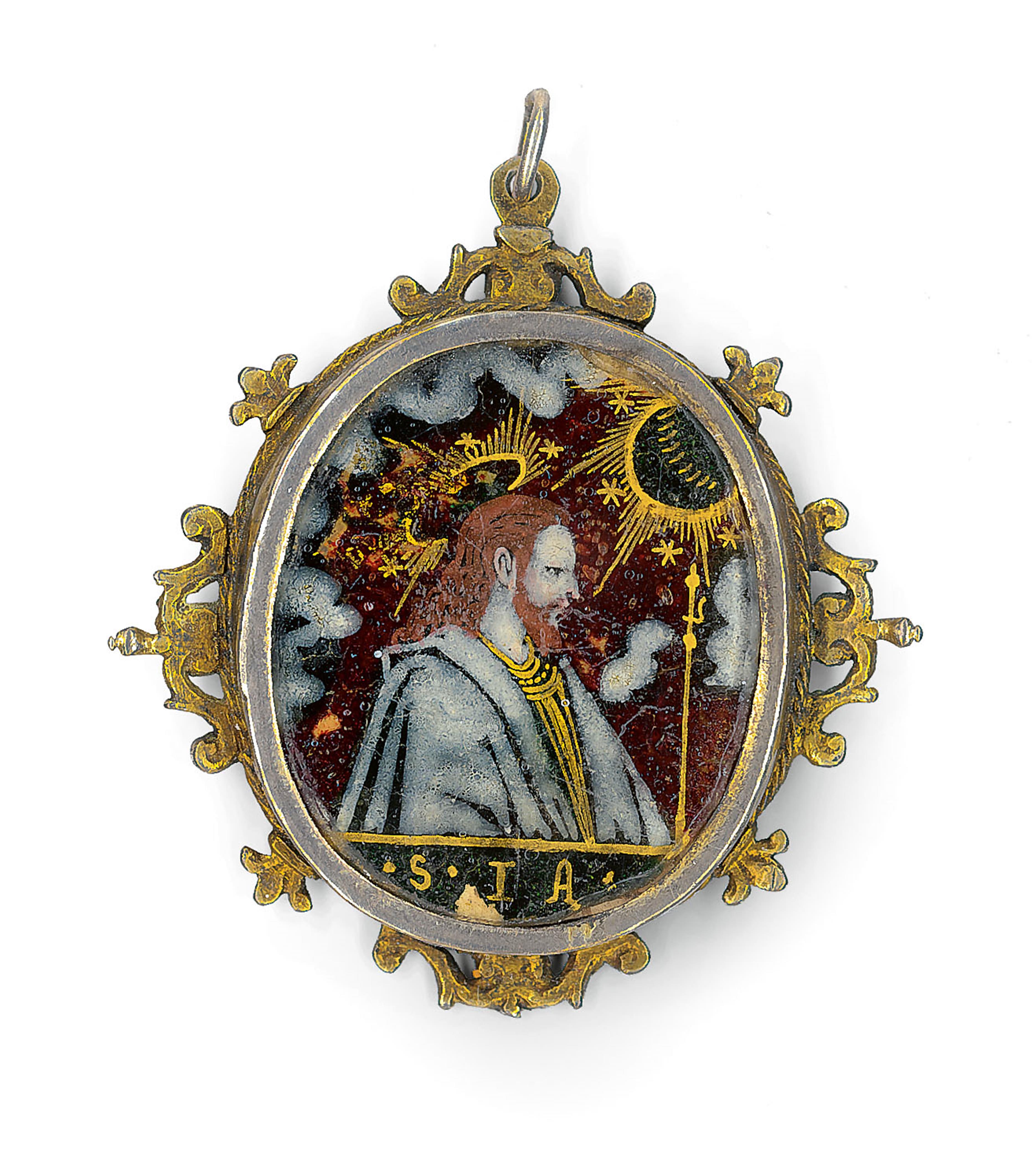 A devotional pendant with St. James the Great
Lombardy, around 1600 - image-1