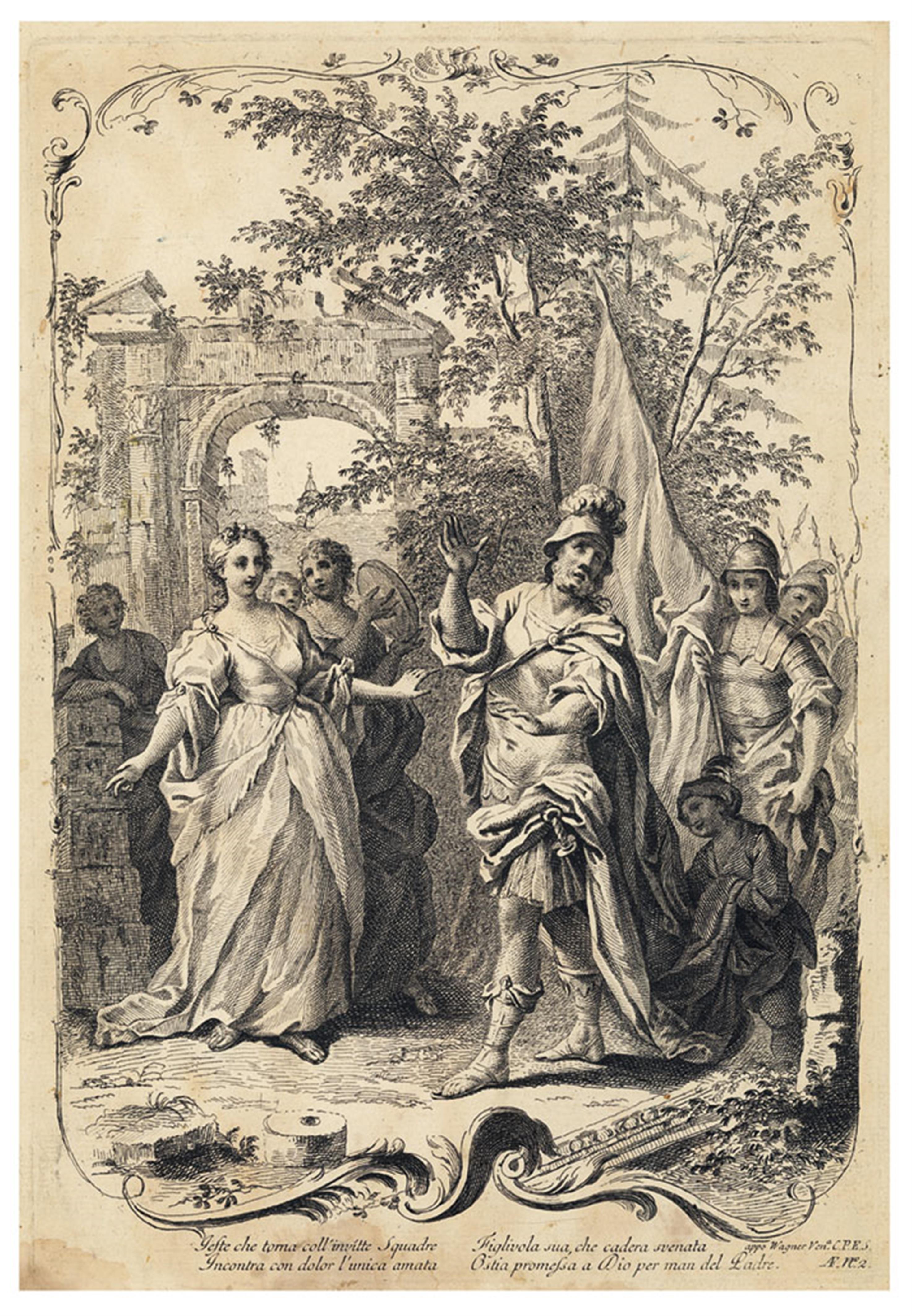 Jephthah meeting his daughter
Franz Thaddäus Menteler the Elder (1712 - 1789), Zug (Switzerland). - image-2