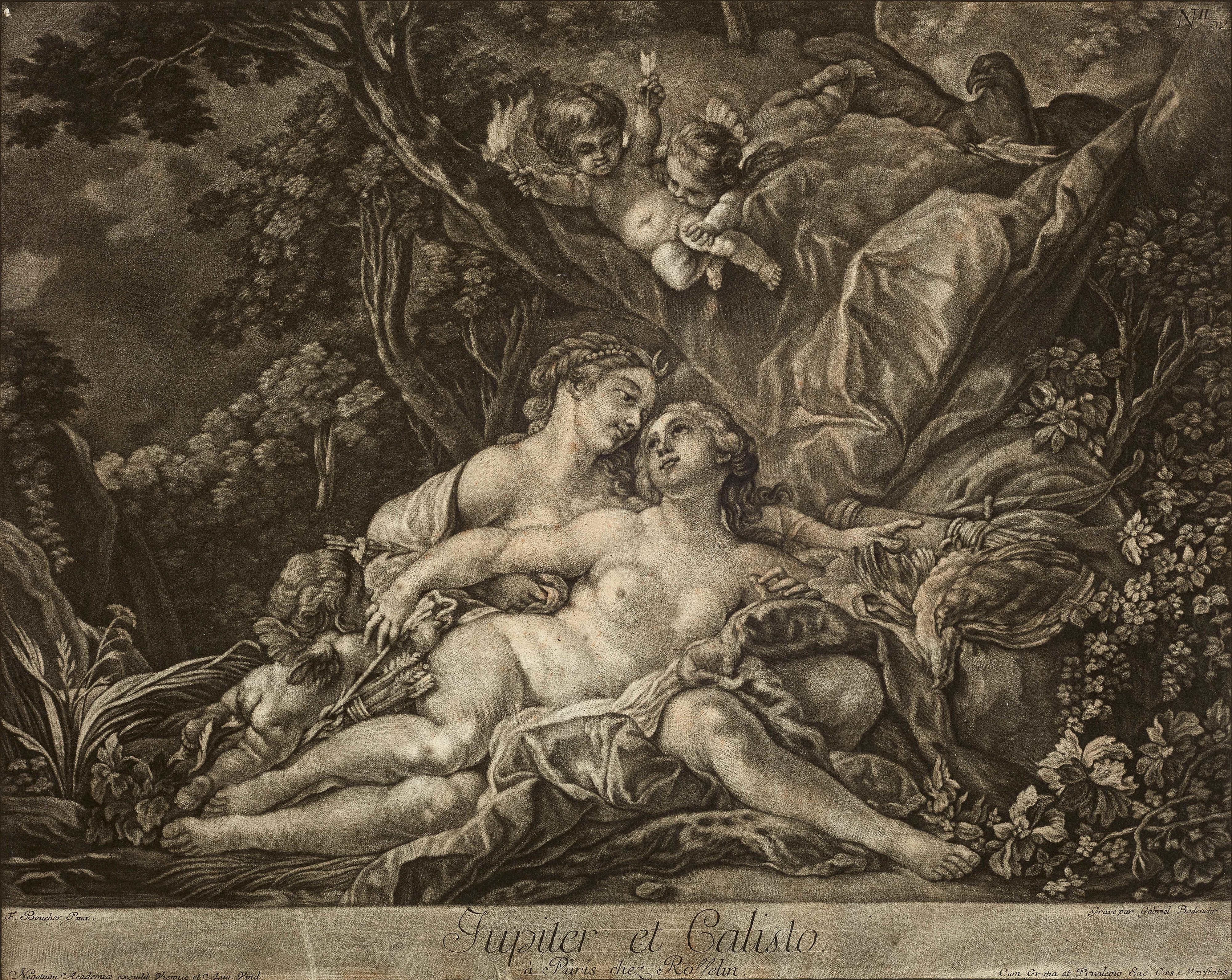 Jupiter und Kallisto nach François Boucher
China, für den europäischen Markt, um 1770. - image-2