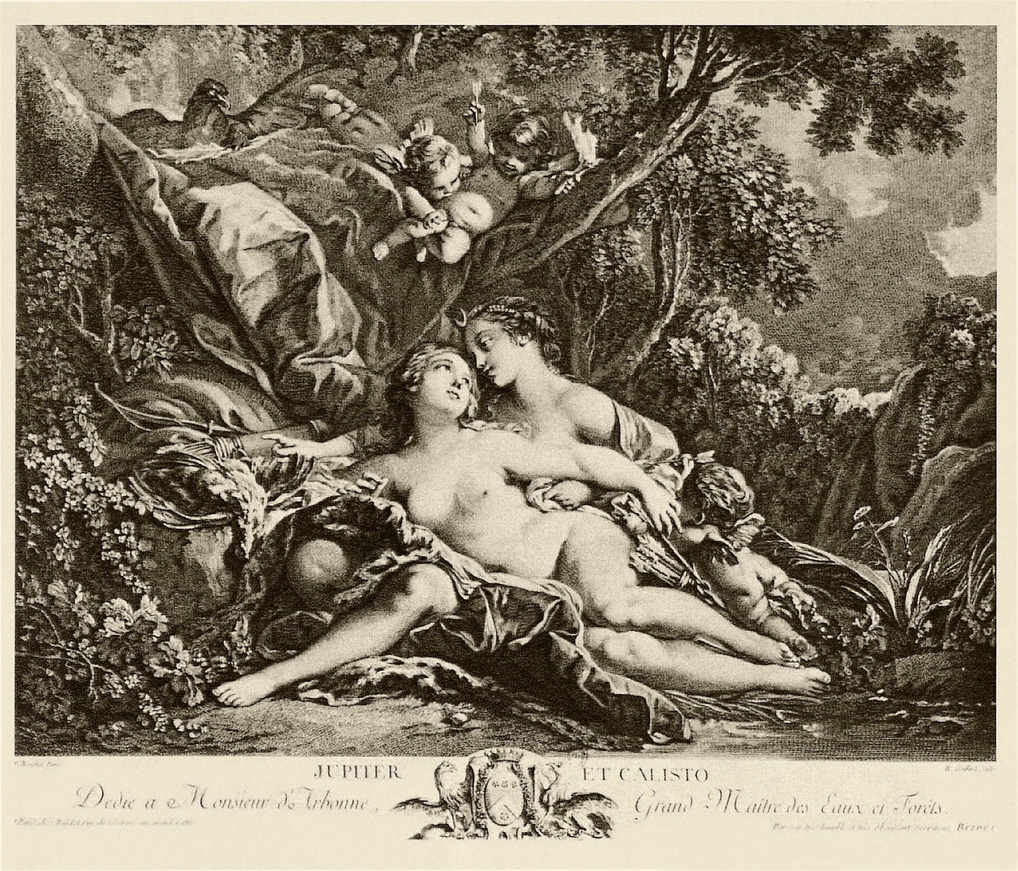 Jupiter und Kallisto nach François Boucher
China, für den europäischen Markt, um 1770. - image-3