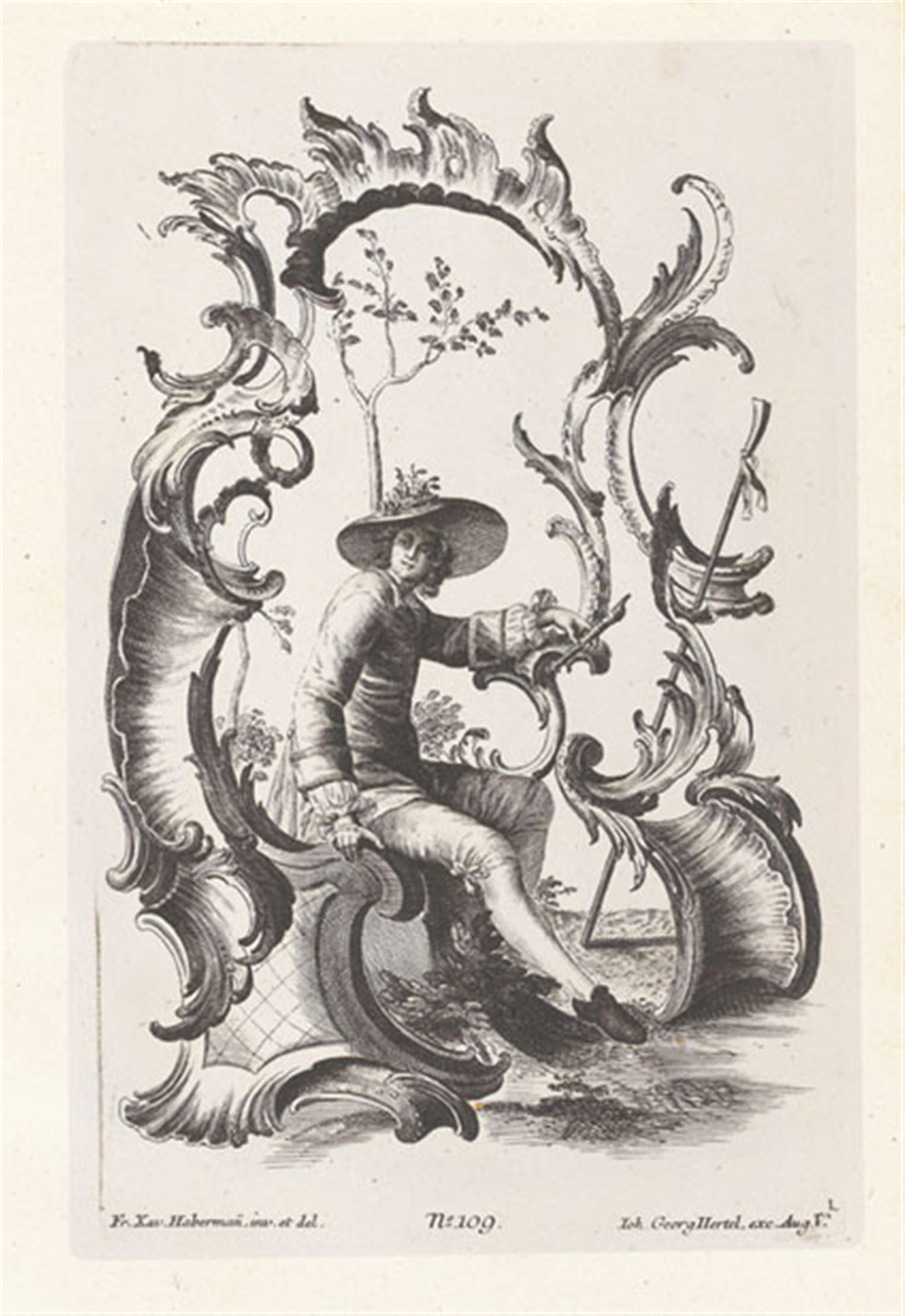 Shepherd couple in a rocaille
Master of the Rocaille, Tyrol, second half 18th C. - image-3