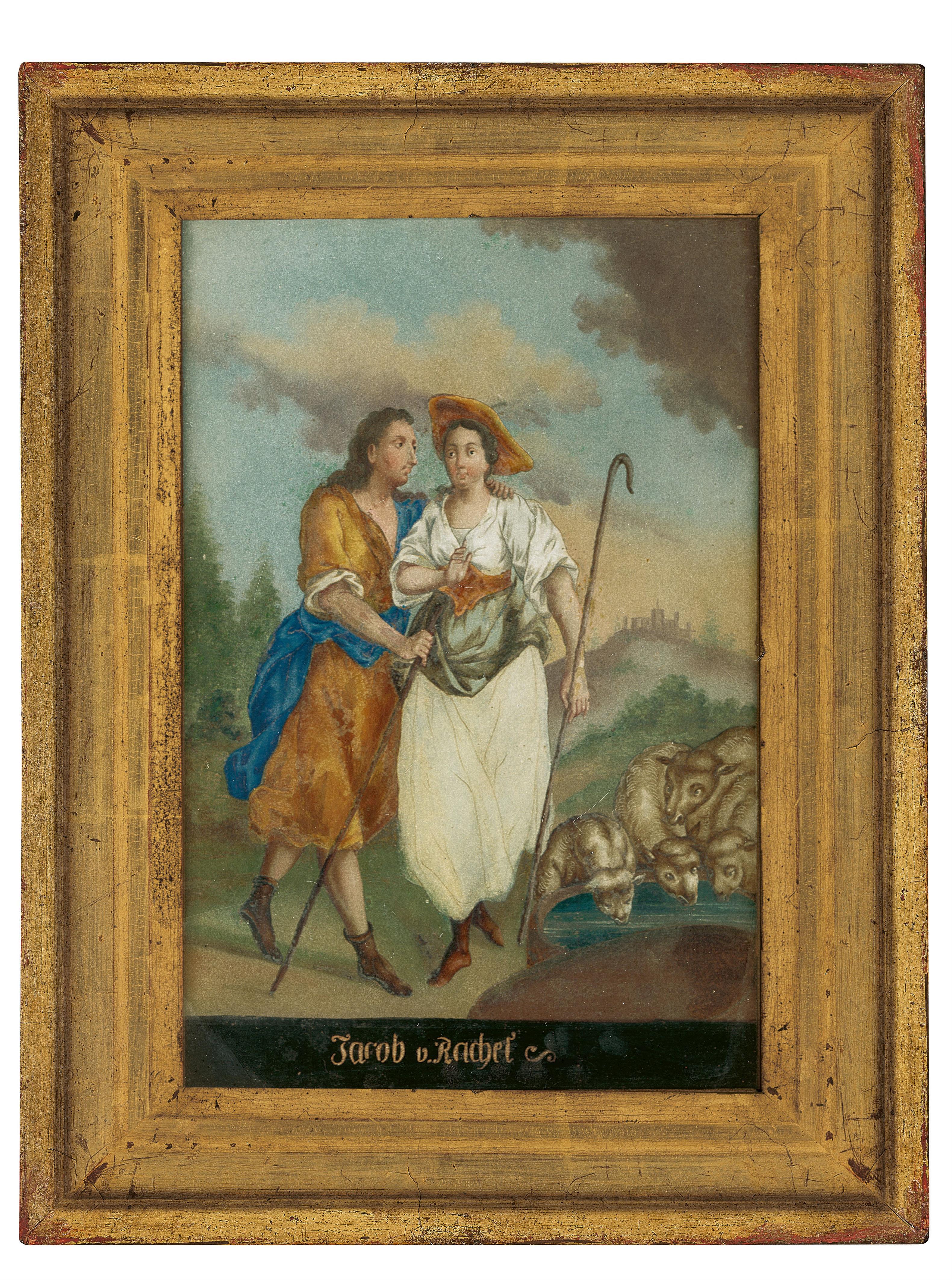 Jacob and Rachel
Vincenz Janke, Northern Bohemia, late 18th / early 19th C. - image-1