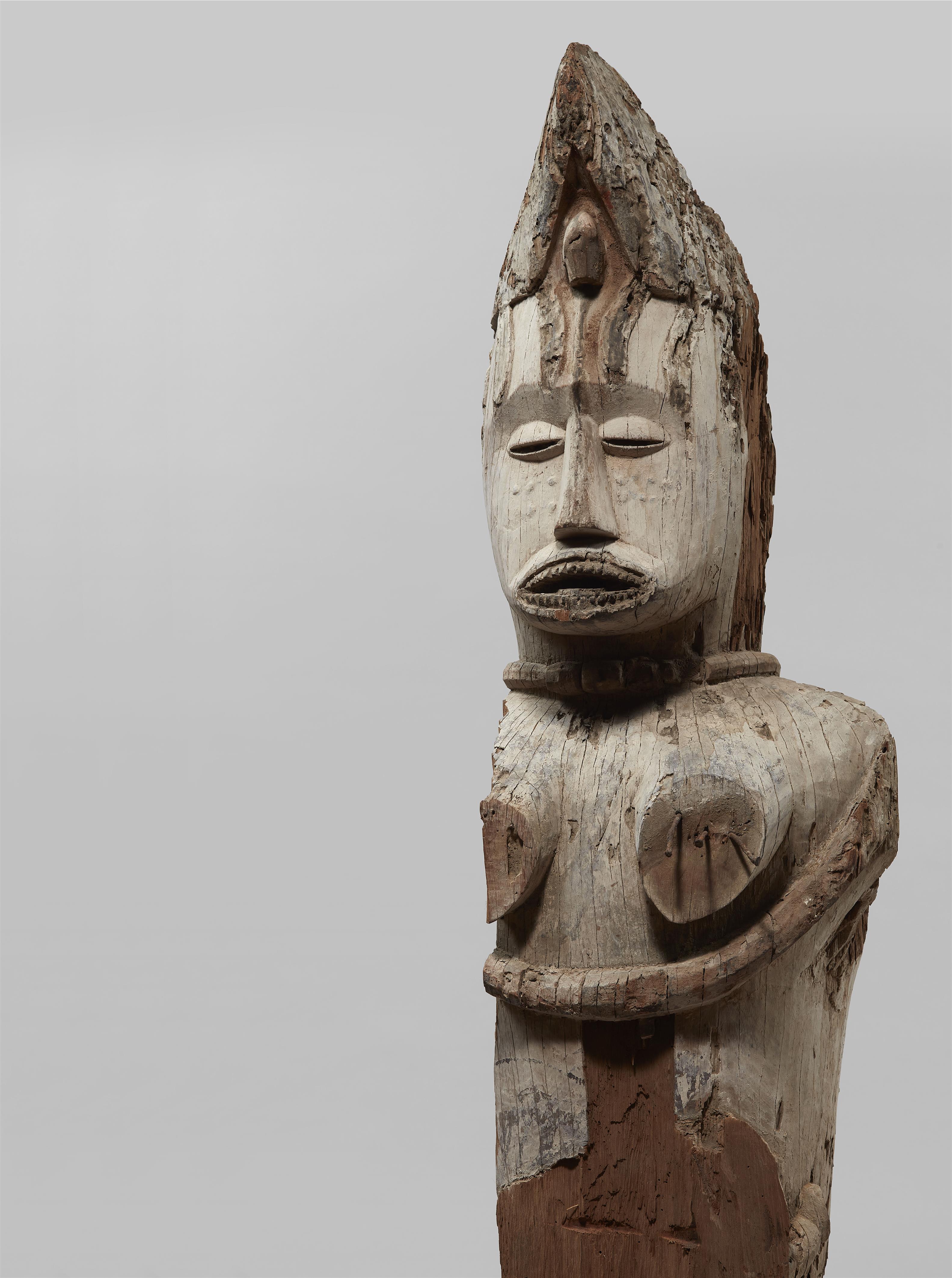 URHOBO FEMALE SHRINE FIGURE - image-1