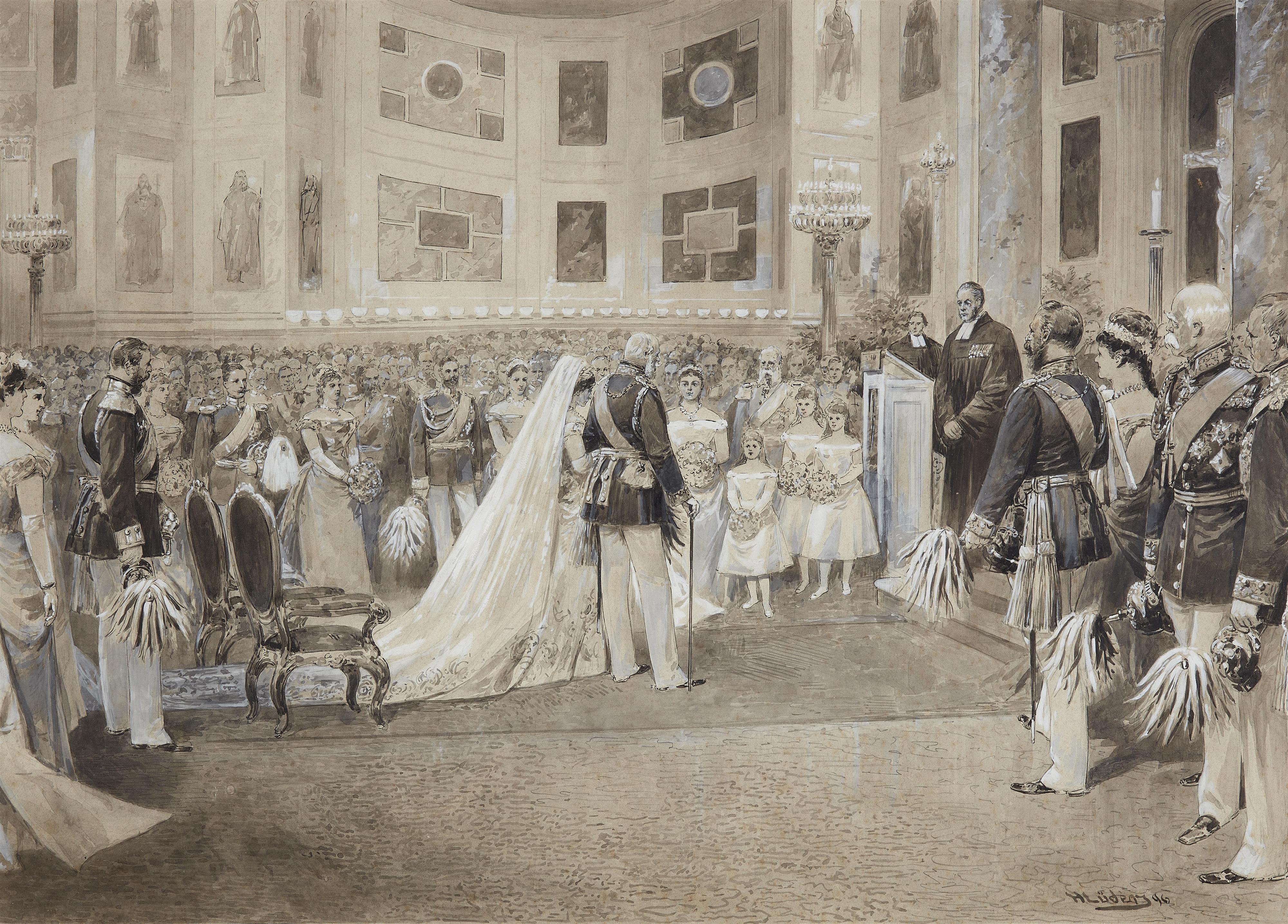 Hermann Lüders - Golden wedding anniversary of Emperor Wilhelm I and Augusta of Saxe-Weimar-Eisenach - image-1