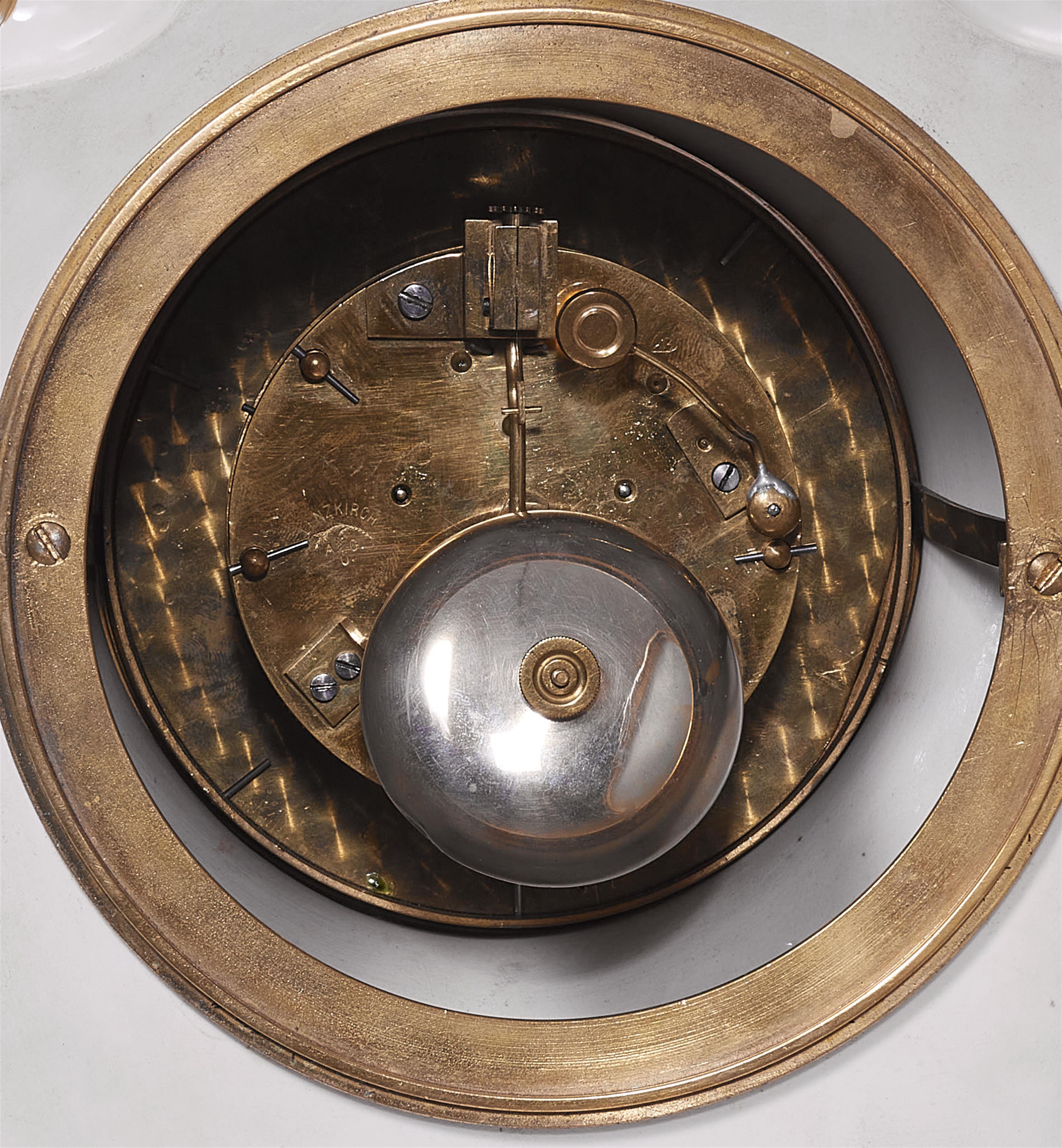 A rare Berlin KPM porcelain clock - image-2