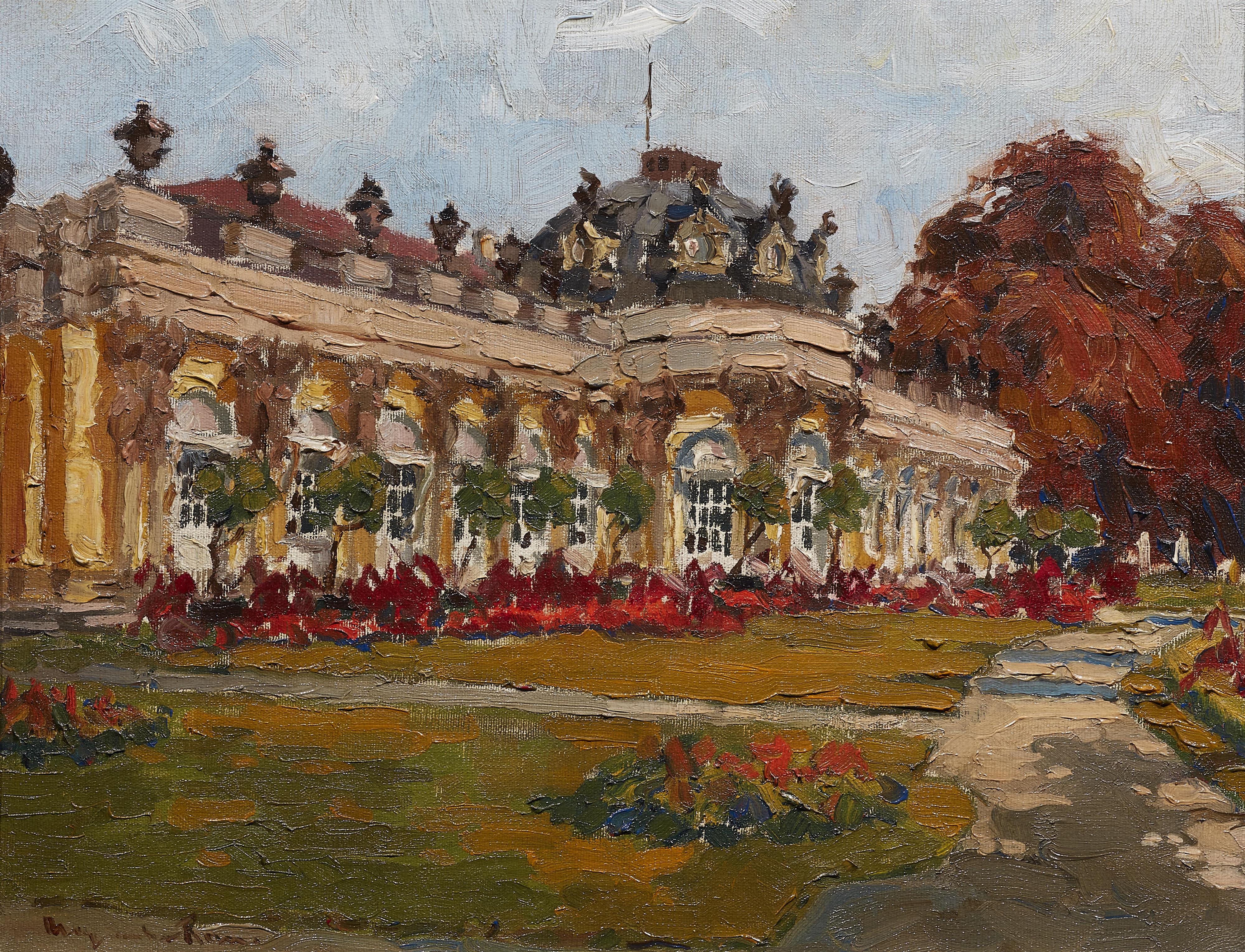 Alexander Rau - Sanssouci Palace with blooming borders - image-1