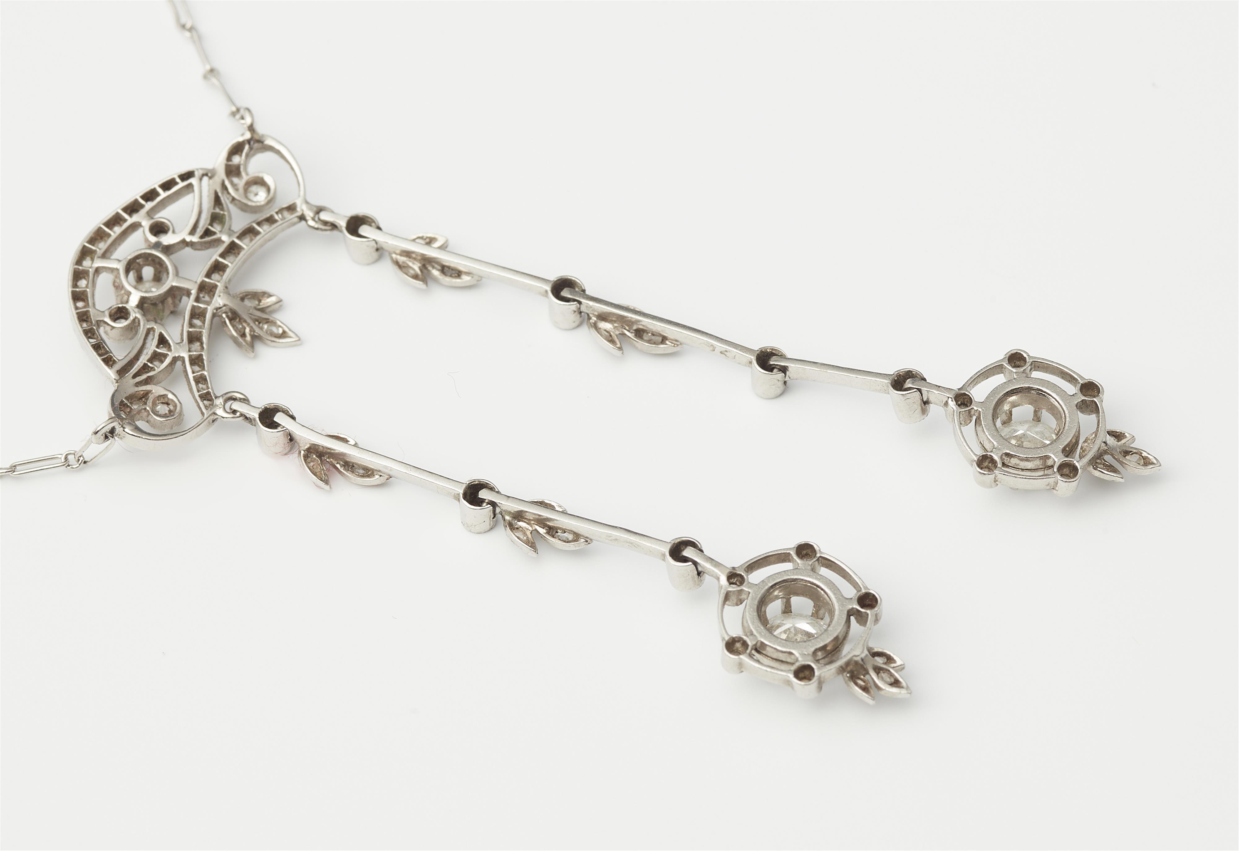 Belle Epoque-Collier Negligé mit Diamanten - image-2